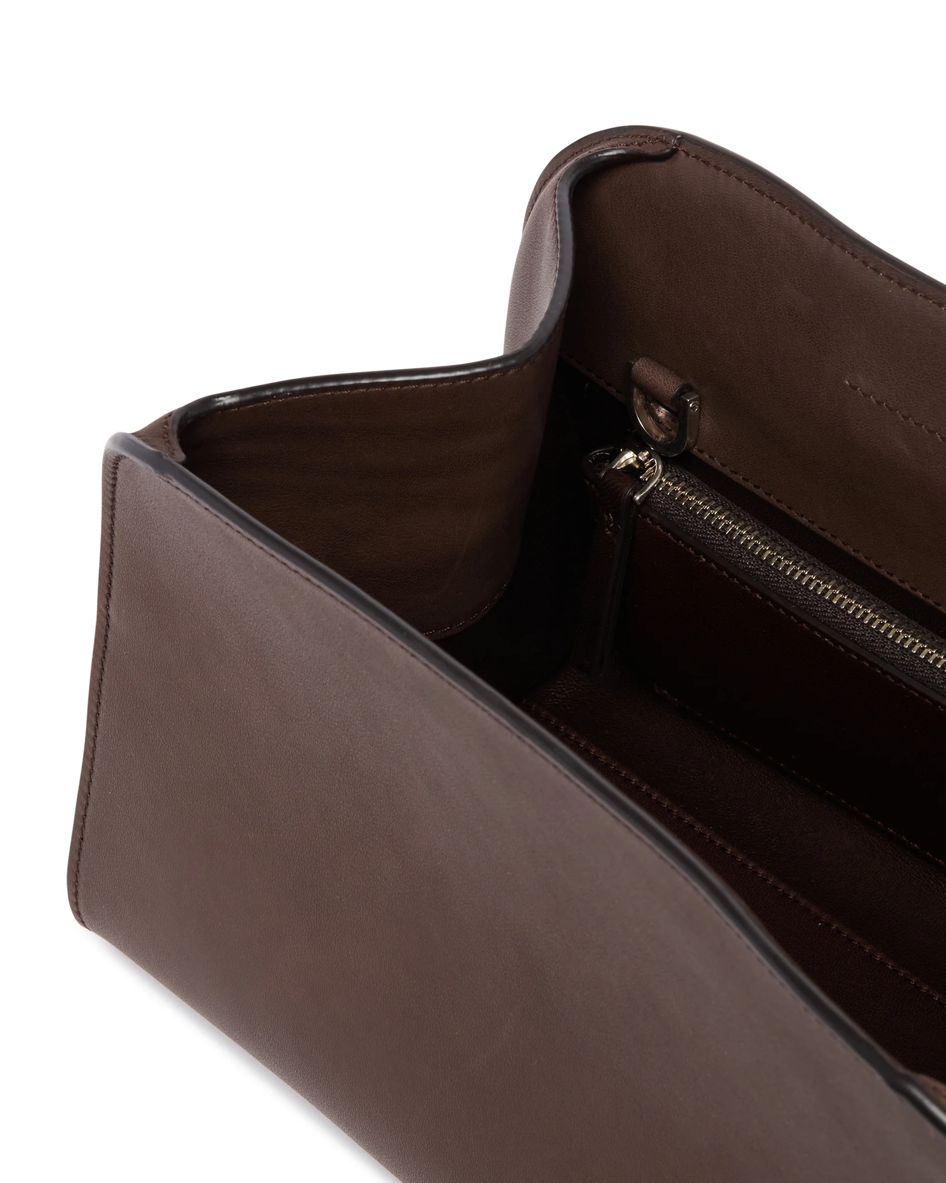 Clutch Peggy in Pelle Marrone - Image 4