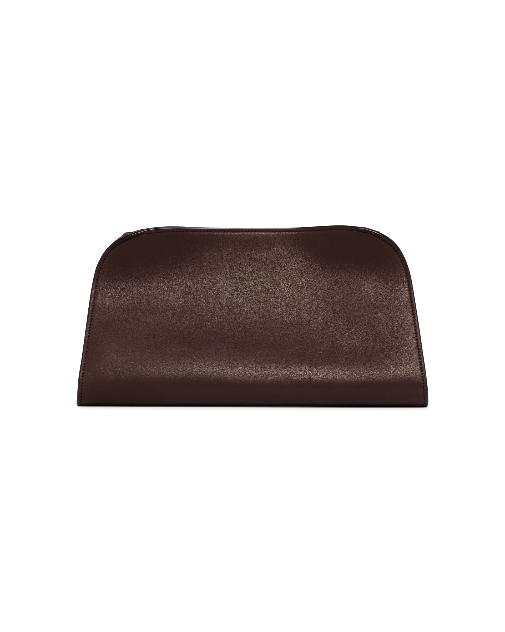 Clutch Peggy in Pelle Marrone - Image 6