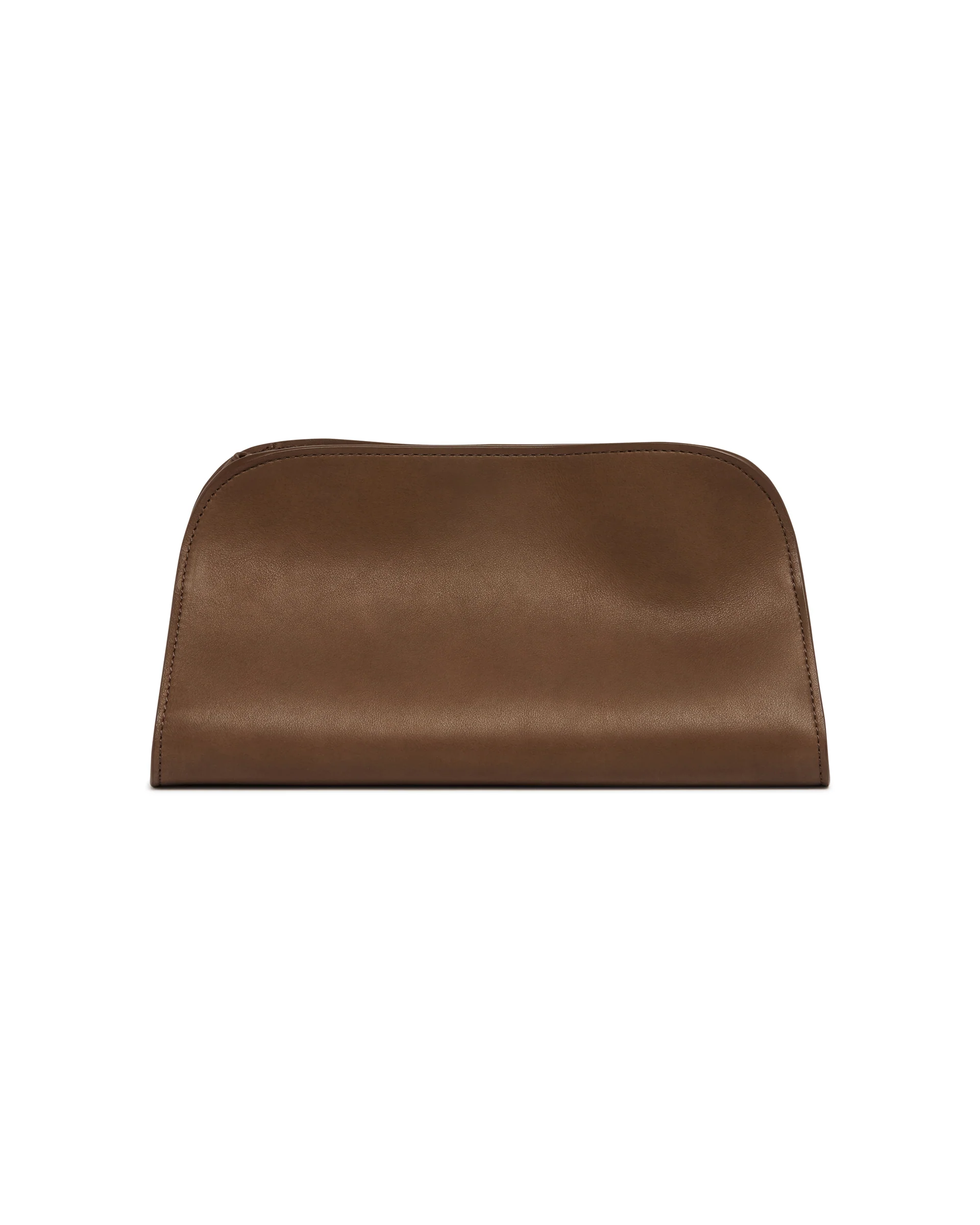 Clutch Peggy in Pelle Marrone - Image 2