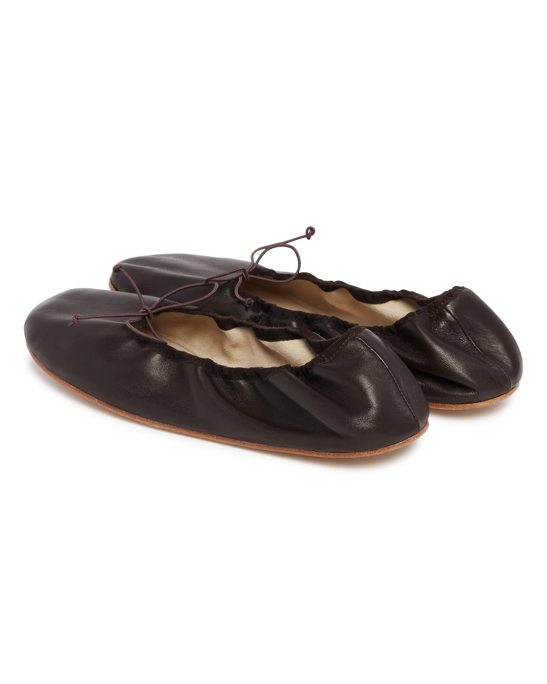 Ballerine Stondate in Pelle Marroni - Image 5
