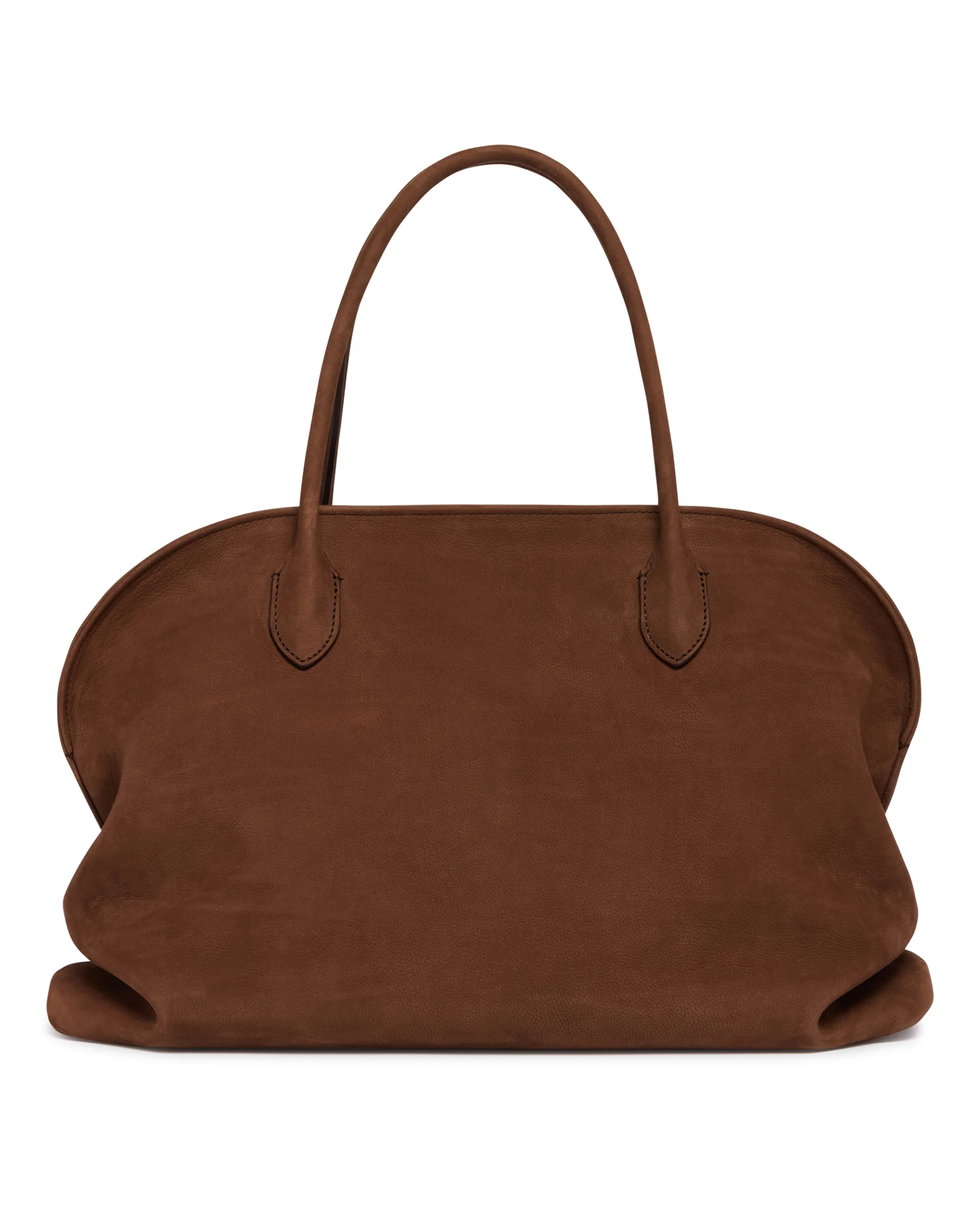 Borsa Agnes 12 In Suede Marrone