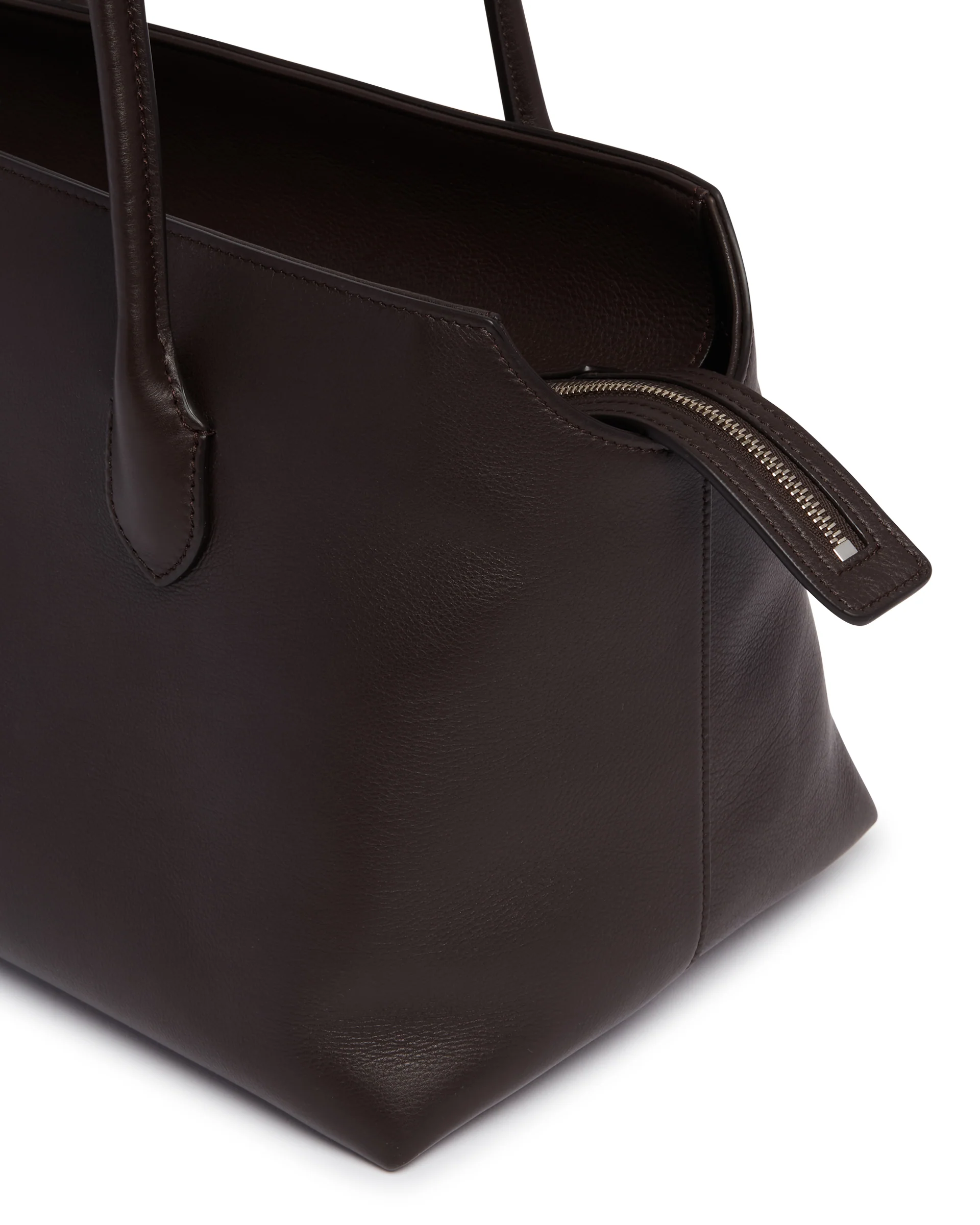 Borsa Terrasse In Pelle Marrone - Image 4