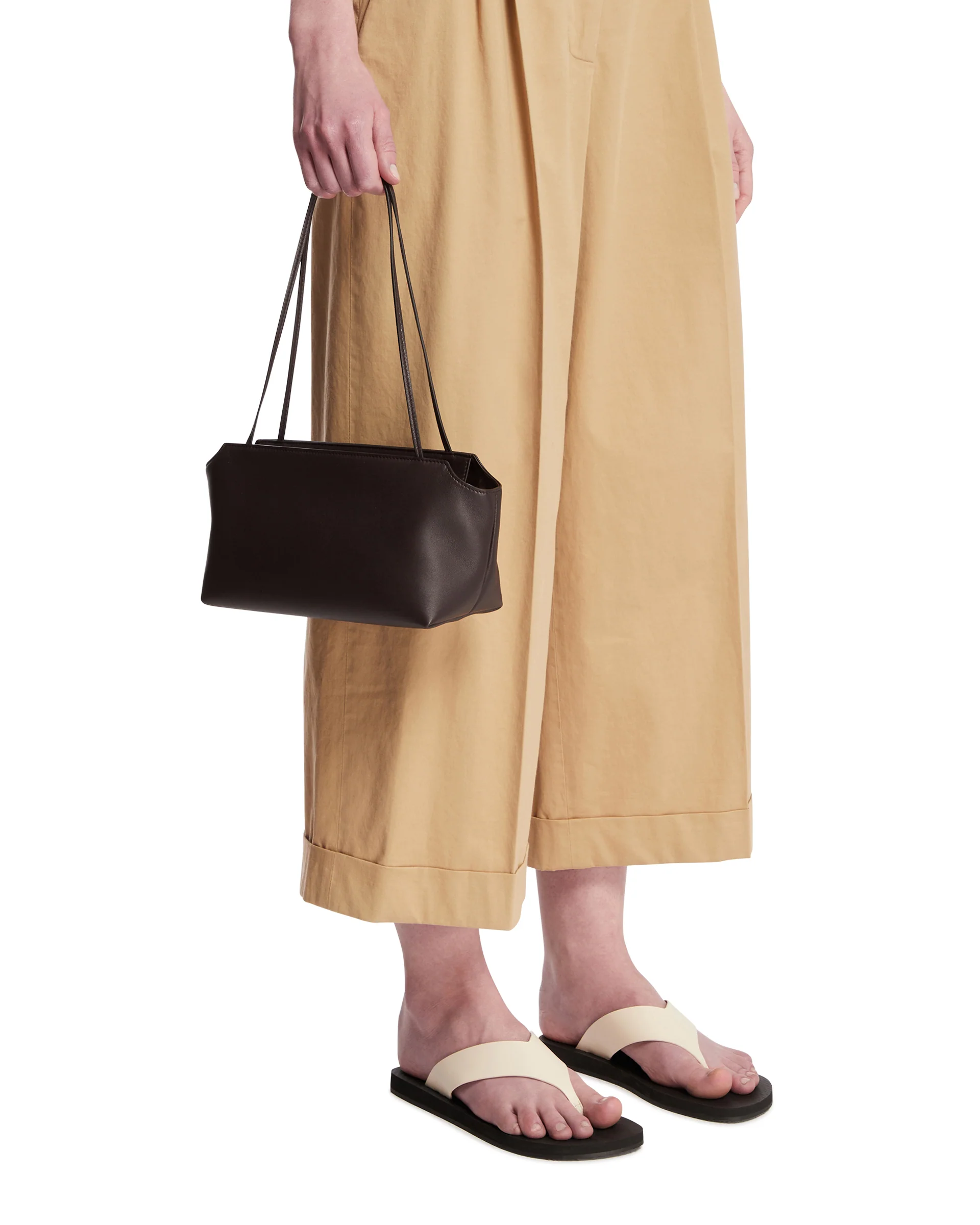 Borsa Terrasse To-Go In Pelle Marrone - Image 3
