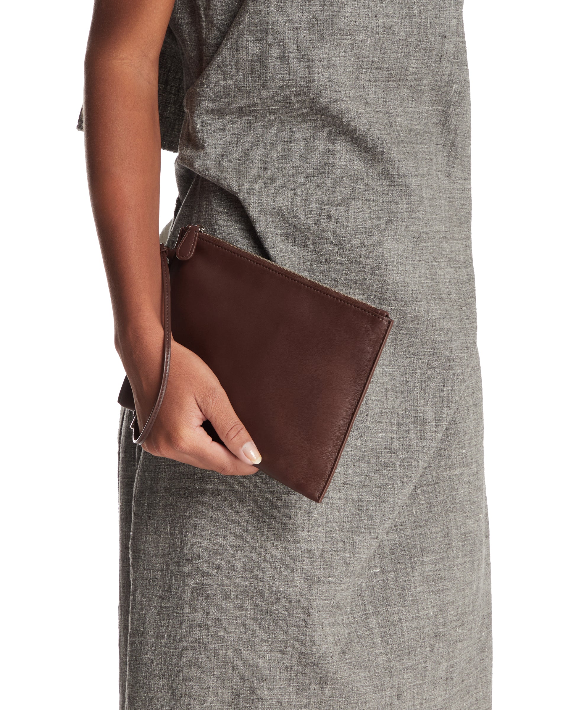 Pochette Wristlet Marrone - Image 3
