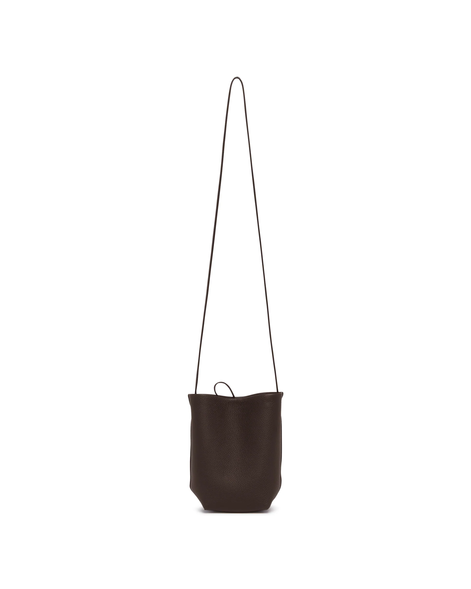 Borsa A Tracolla In Pelle Marrone Scuro - Image 6