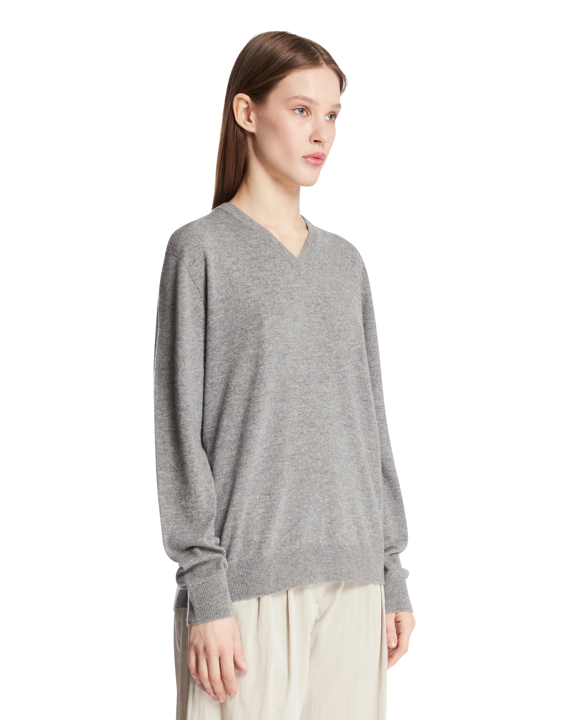 Maglione Nian In Cashmere Grigio - Image 2
