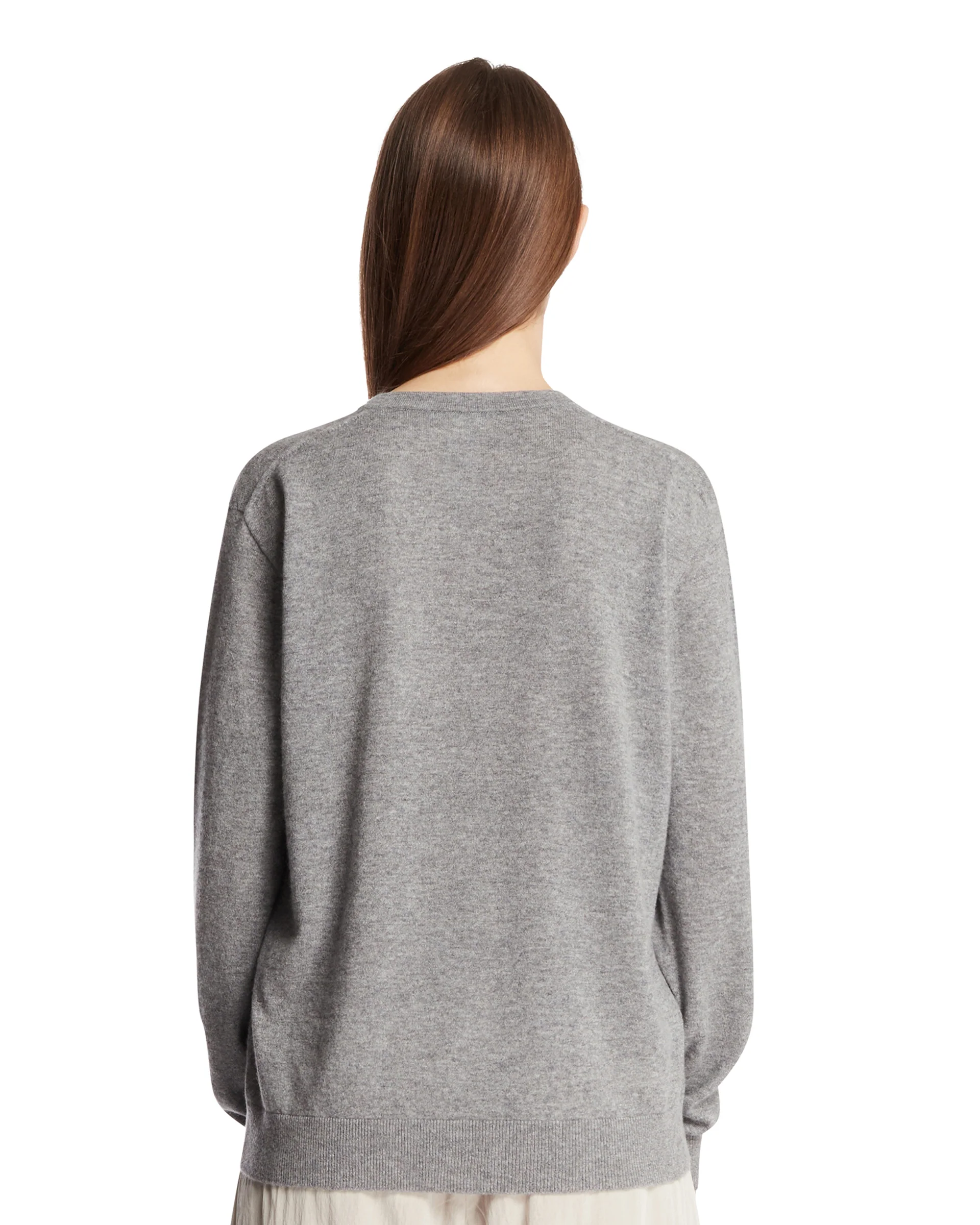 Maglione Nian In Cashmere Grigio - Image 5