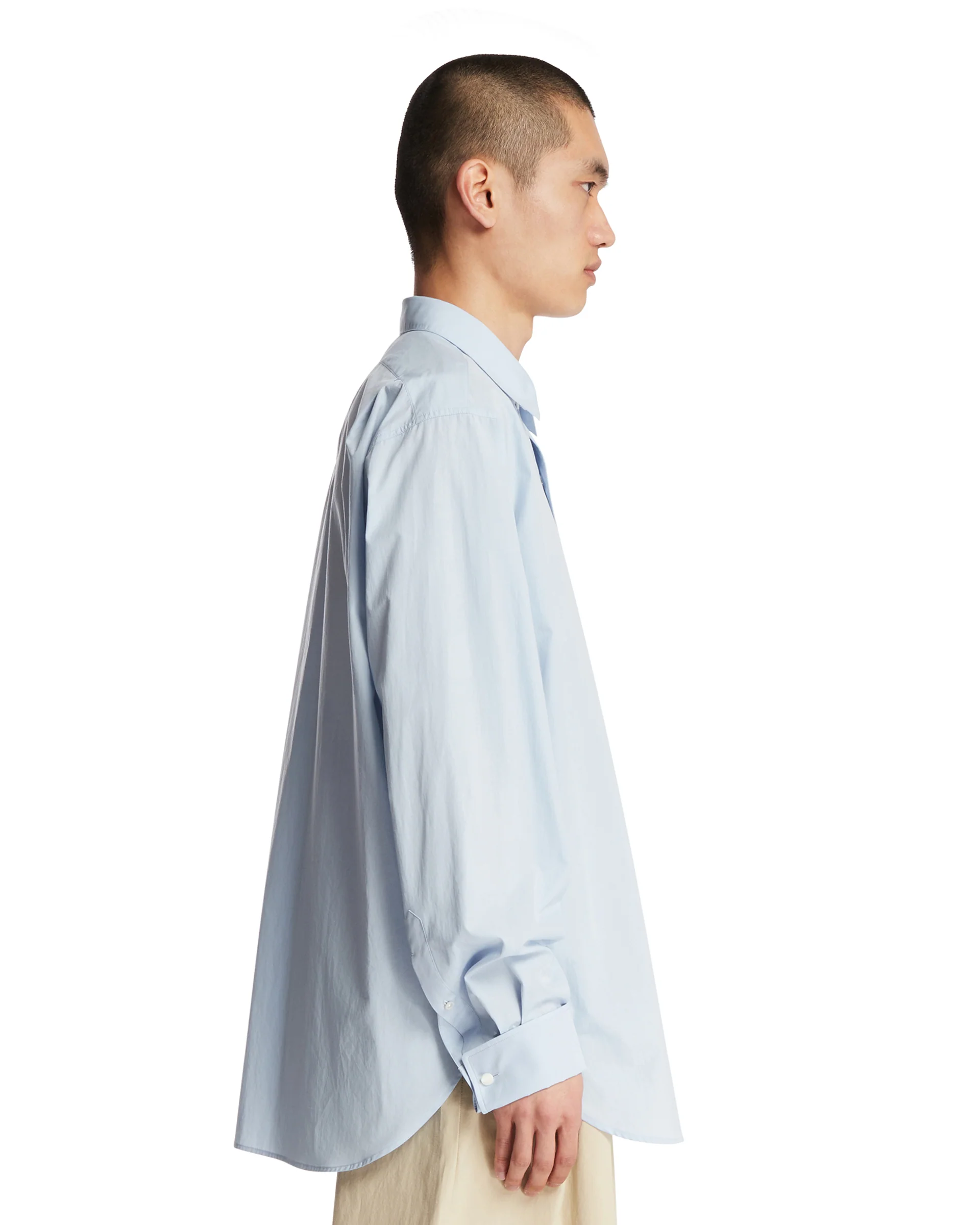 Camicia Melchior In Cotone Azzurra - Image 4