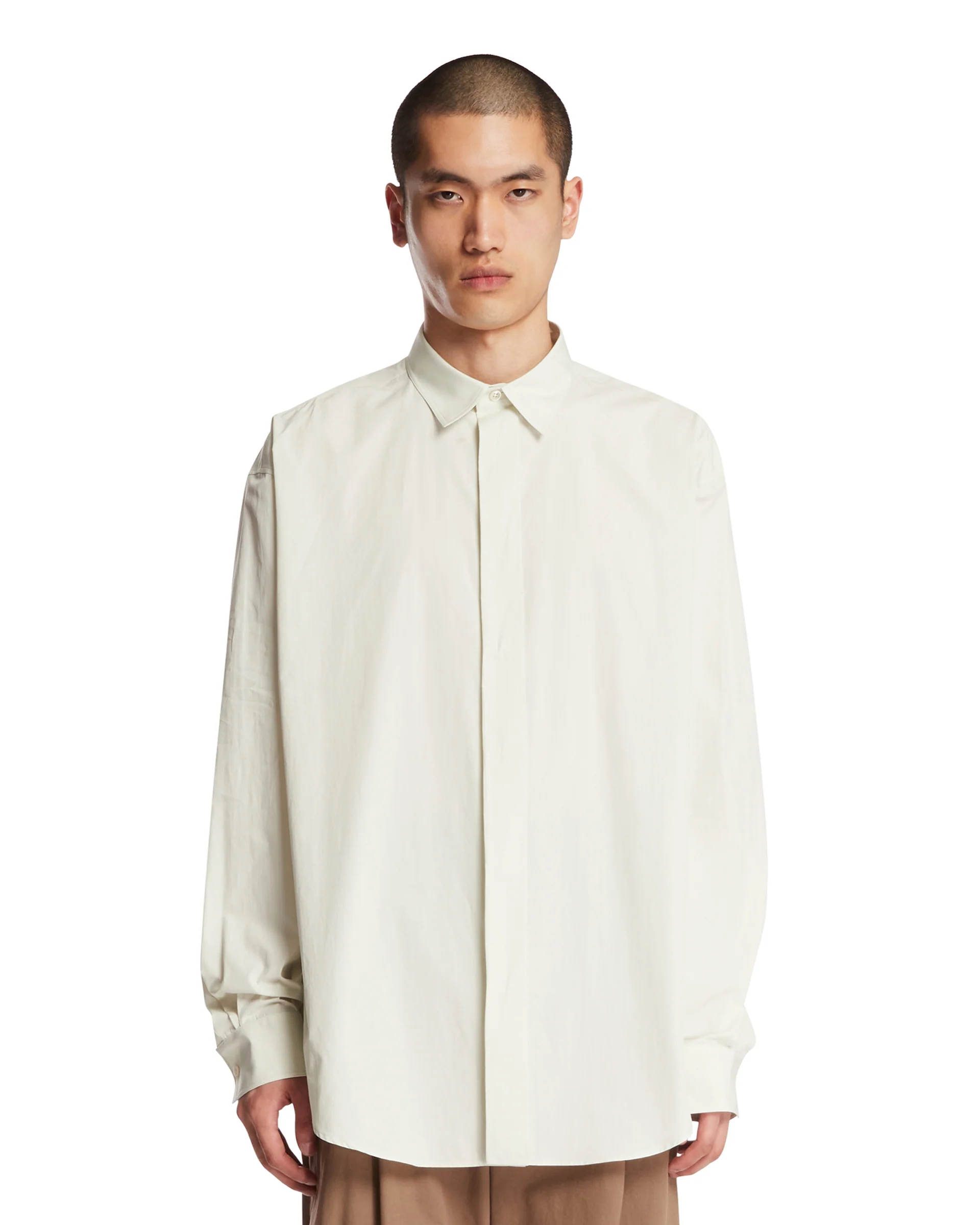 Camicia in Cotone Nilo Verde