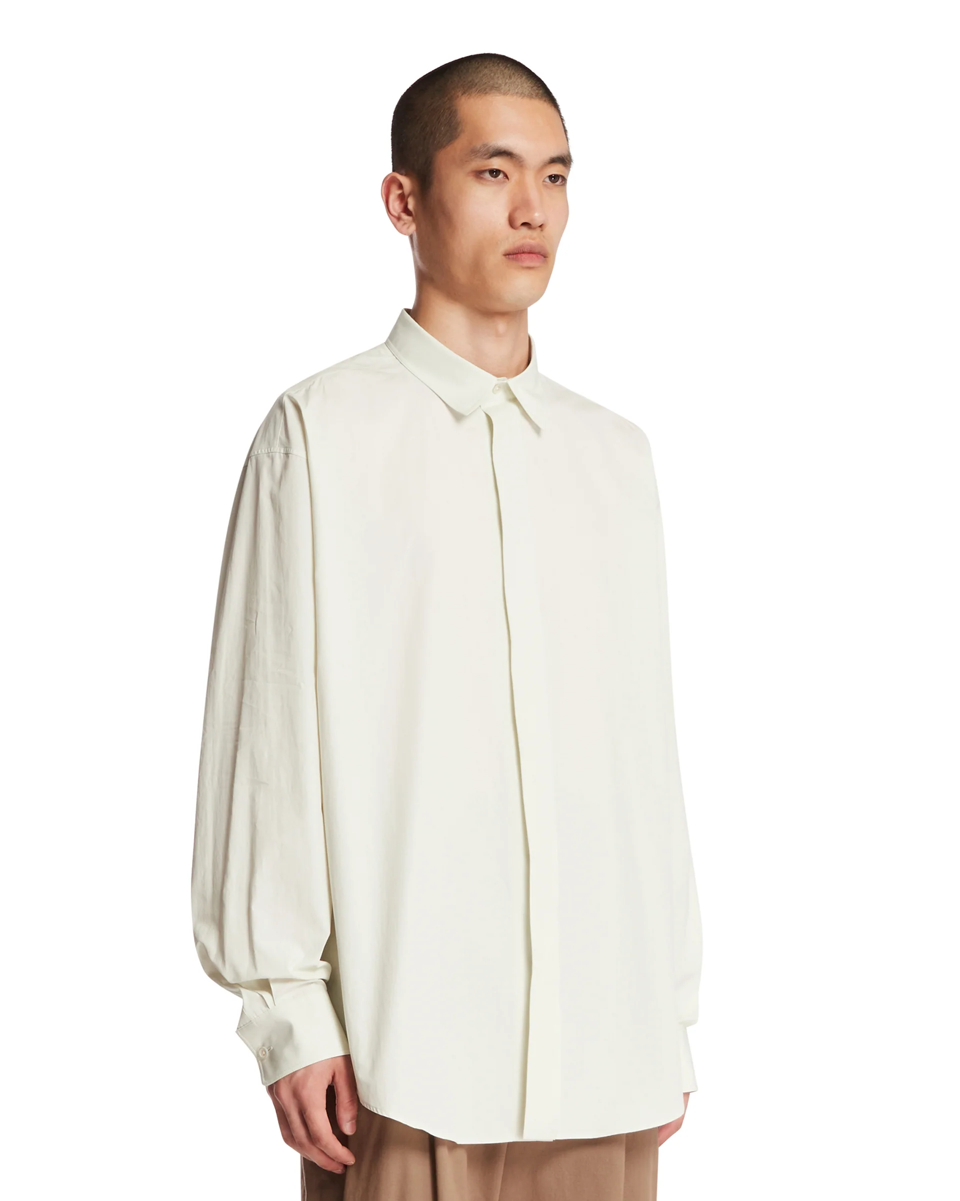 Camicia in Cotone Nilo Verde - Image 2