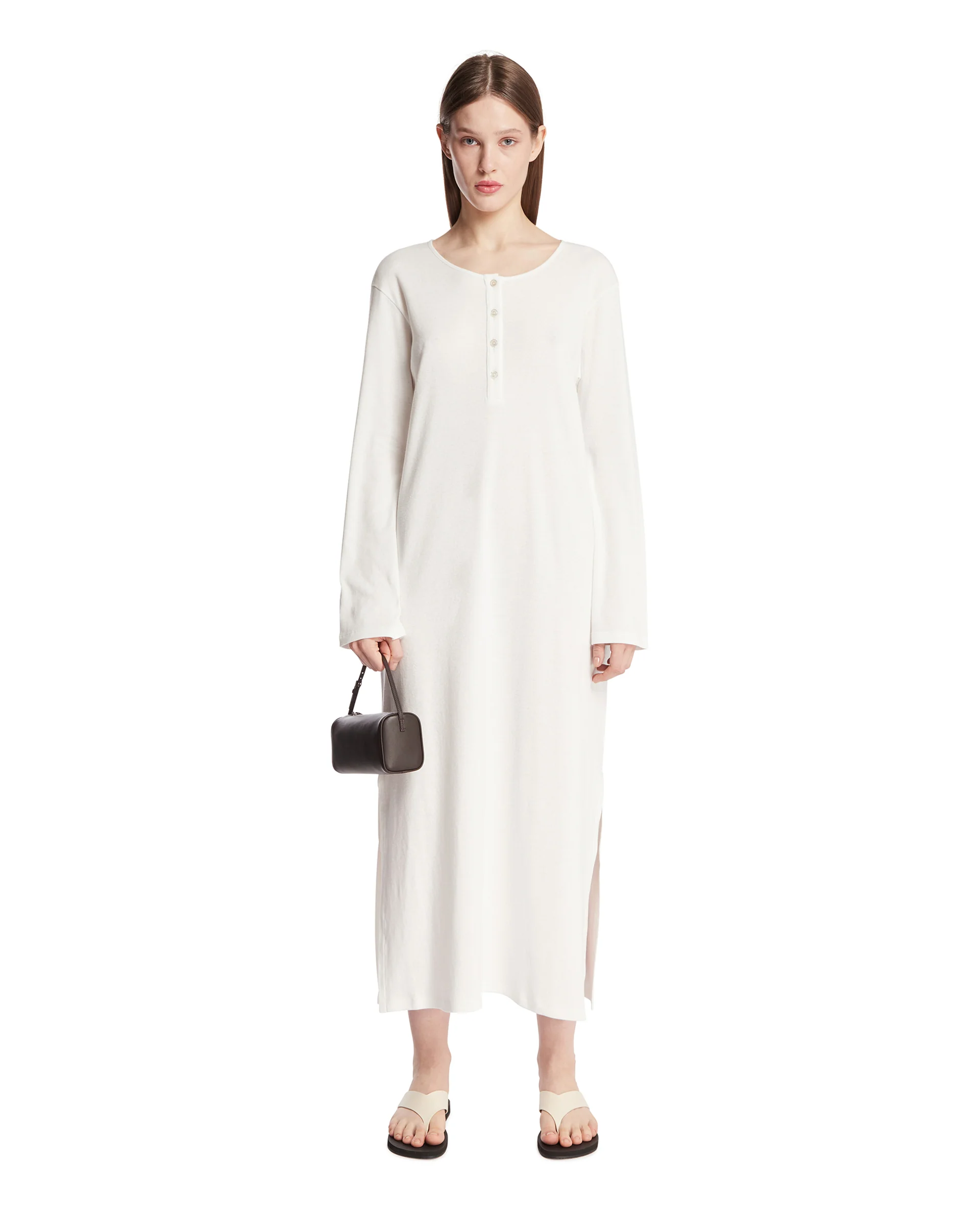 Abito In Cotone Bianco - Image 3