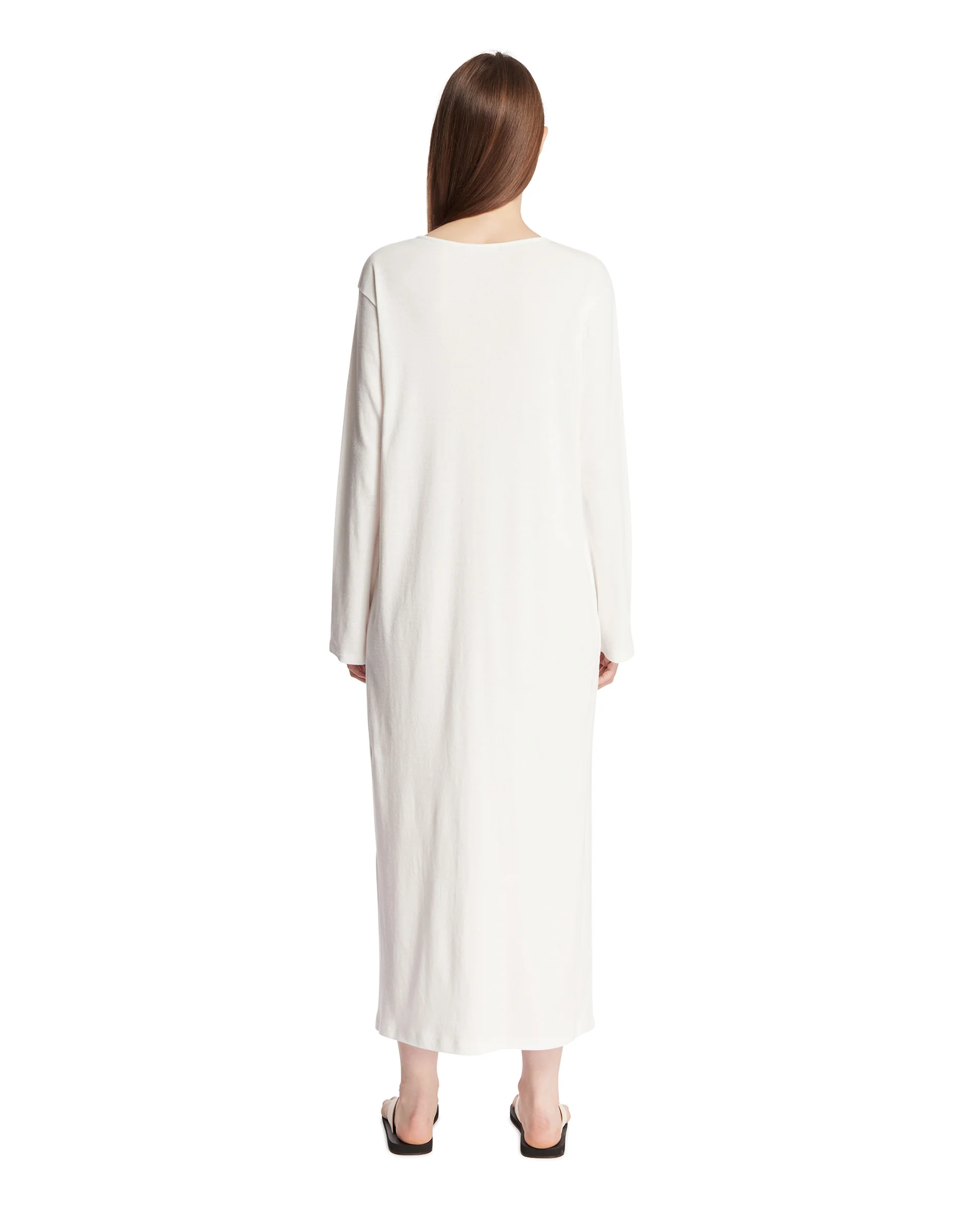 Abito In Cotone Bianco - Image 5