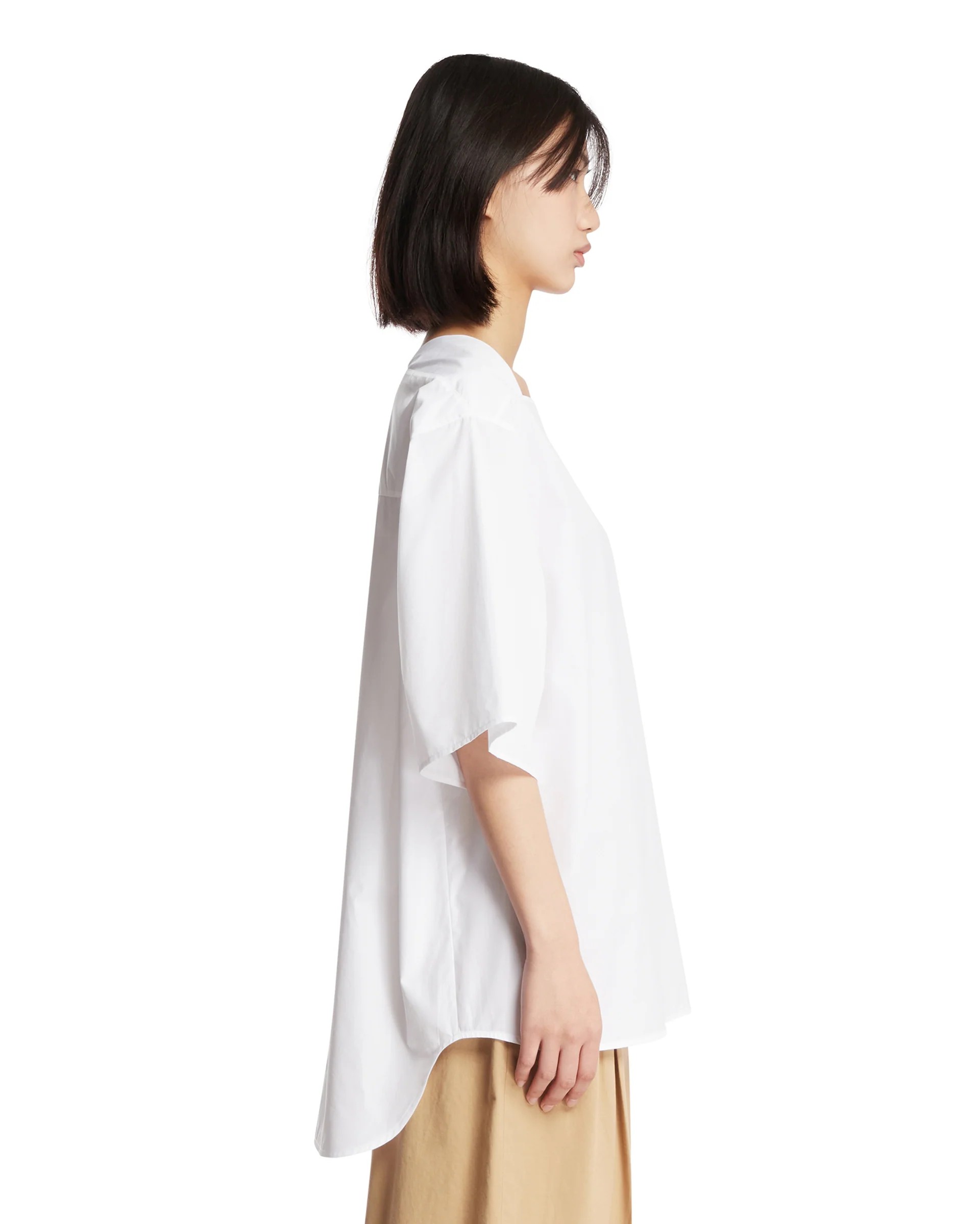 T-Shirt In Cotone Bianca - Image 4