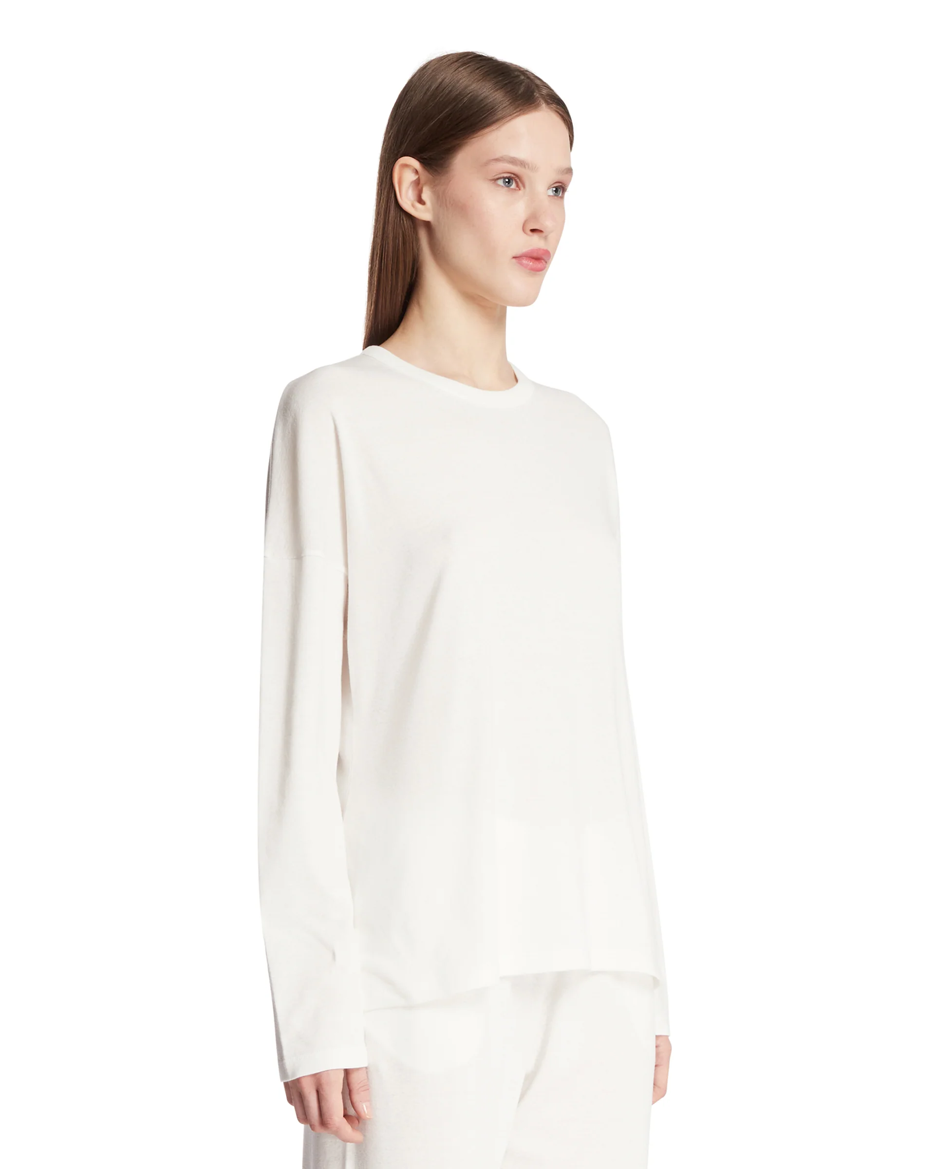 T-shirt Floris in Cotone Bianco - Image 2