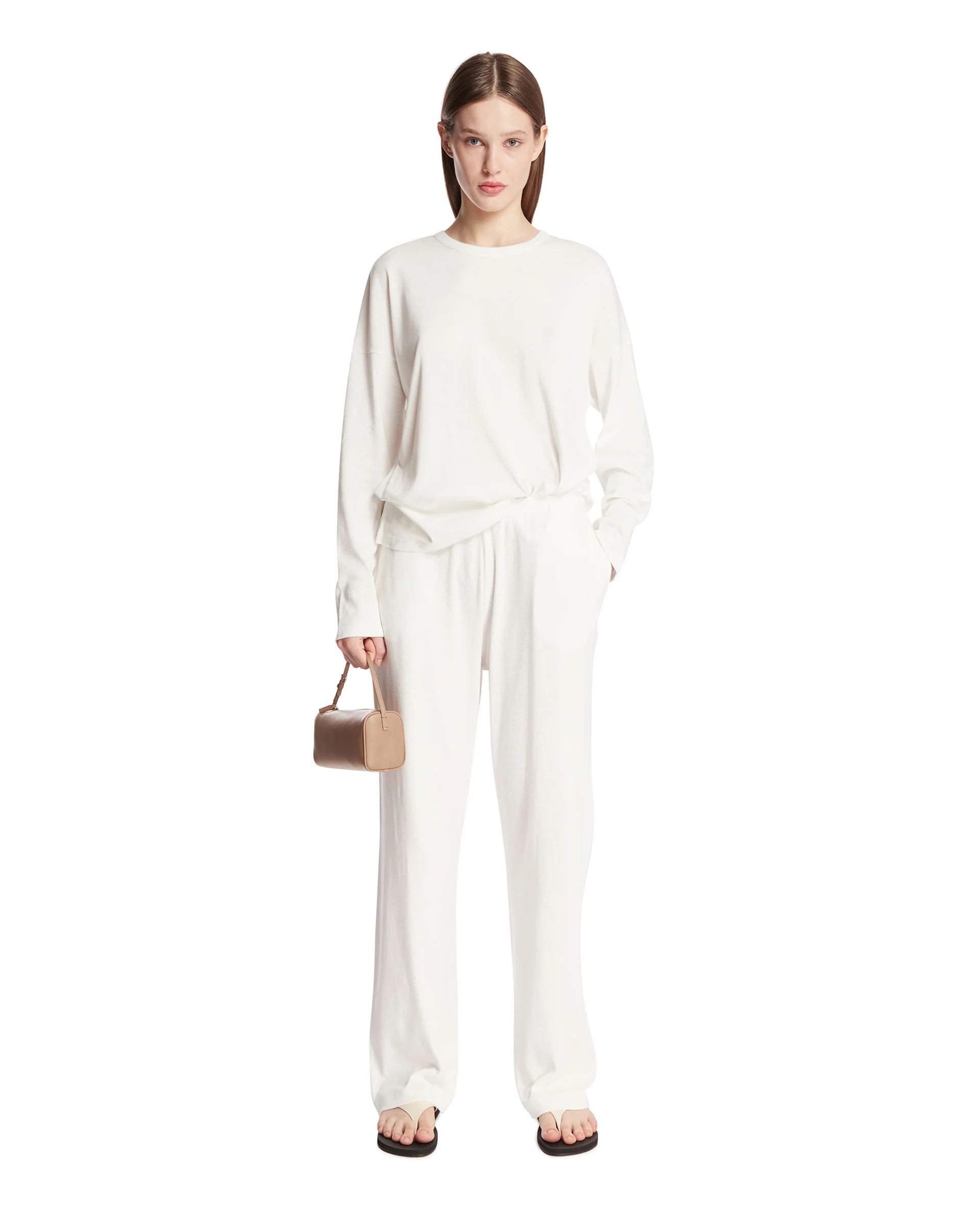 T-shirt Floris in Cotone Bianco - Image 3