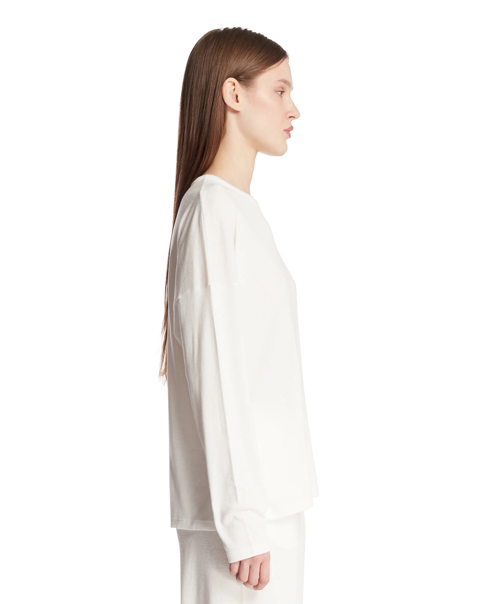 T-shirt Floris in Cotone Bianco - Image 4