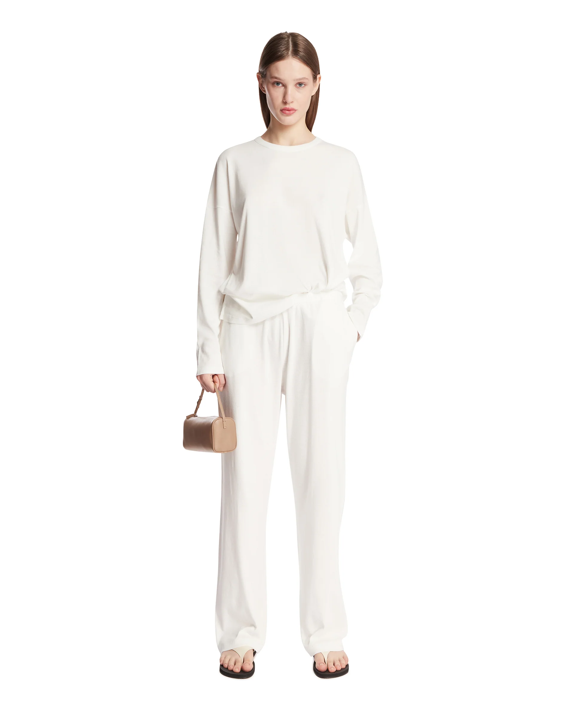 Pantaloni Kohana In Cotone Bianchi - Image 3