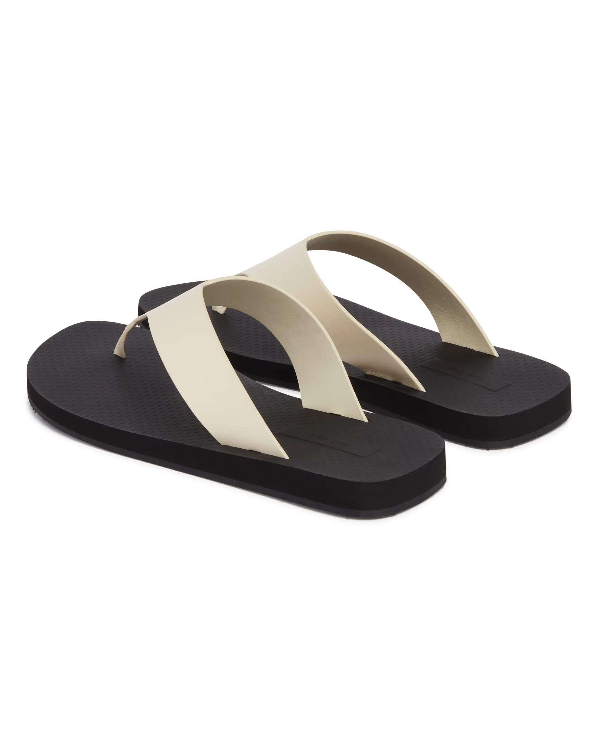 Sandali Infradito In Pelle Bianchi - Image 5
