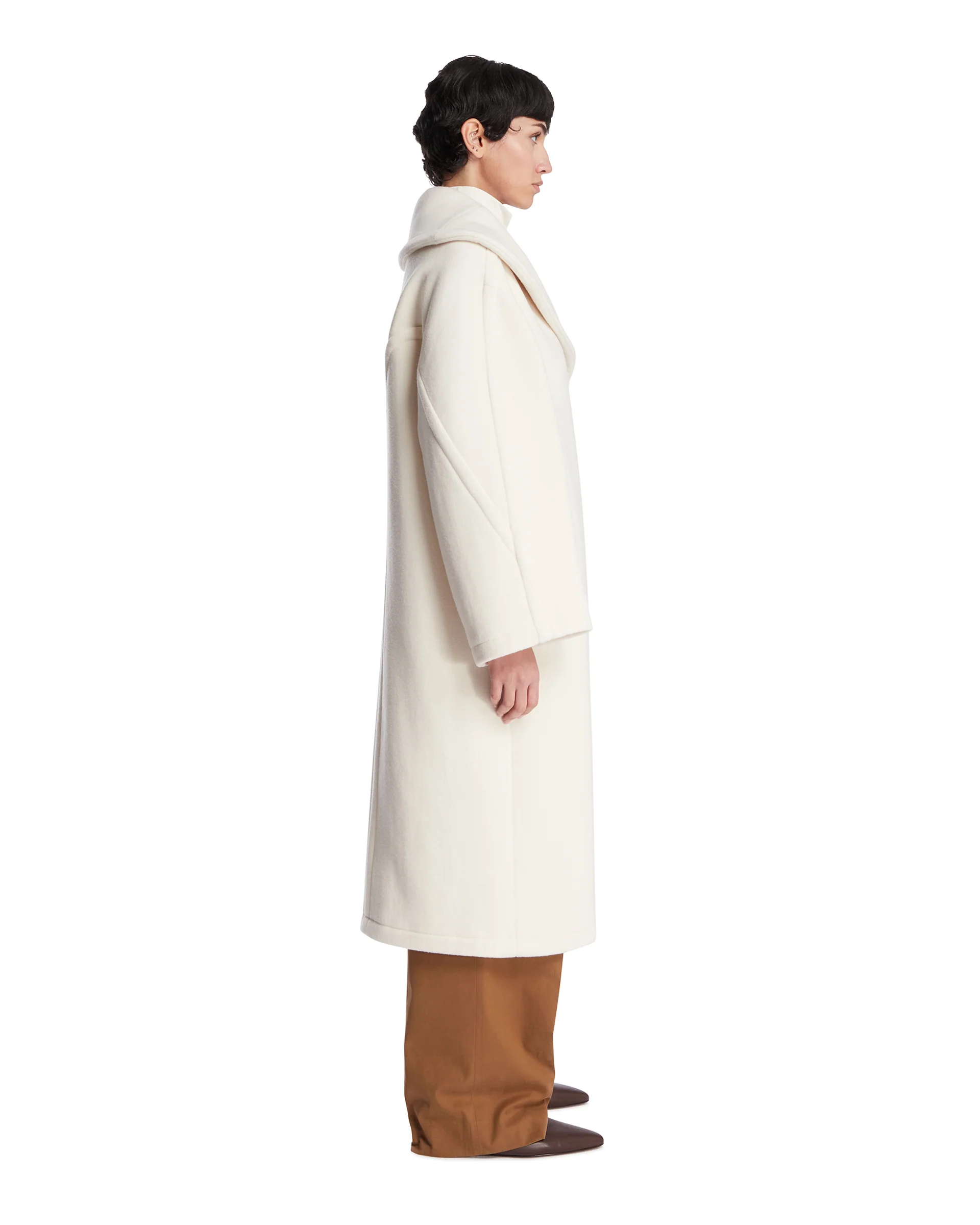 Cappotto in Lana Regino Bianco - Image 4