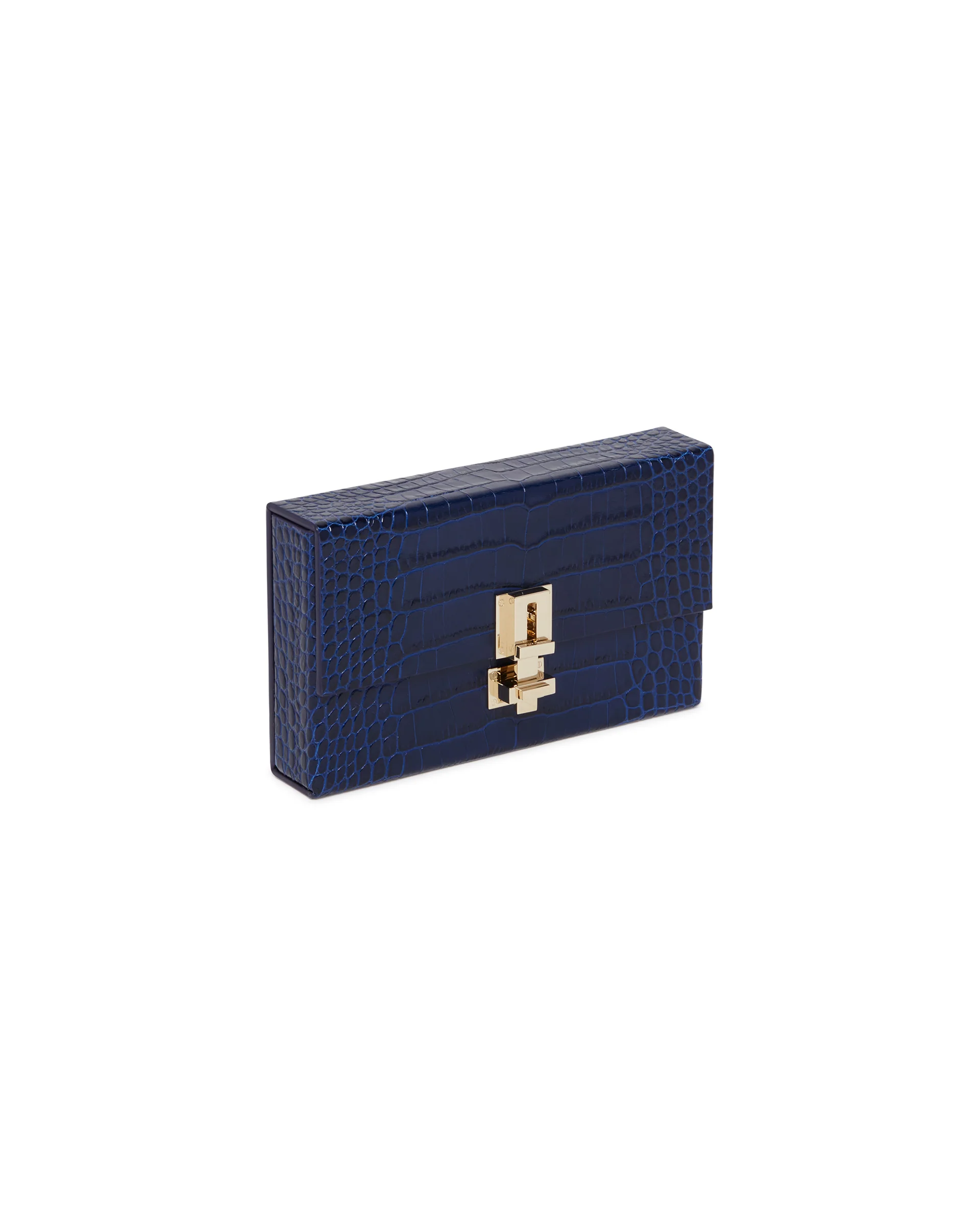 Clutch Croco Blu - Image 4