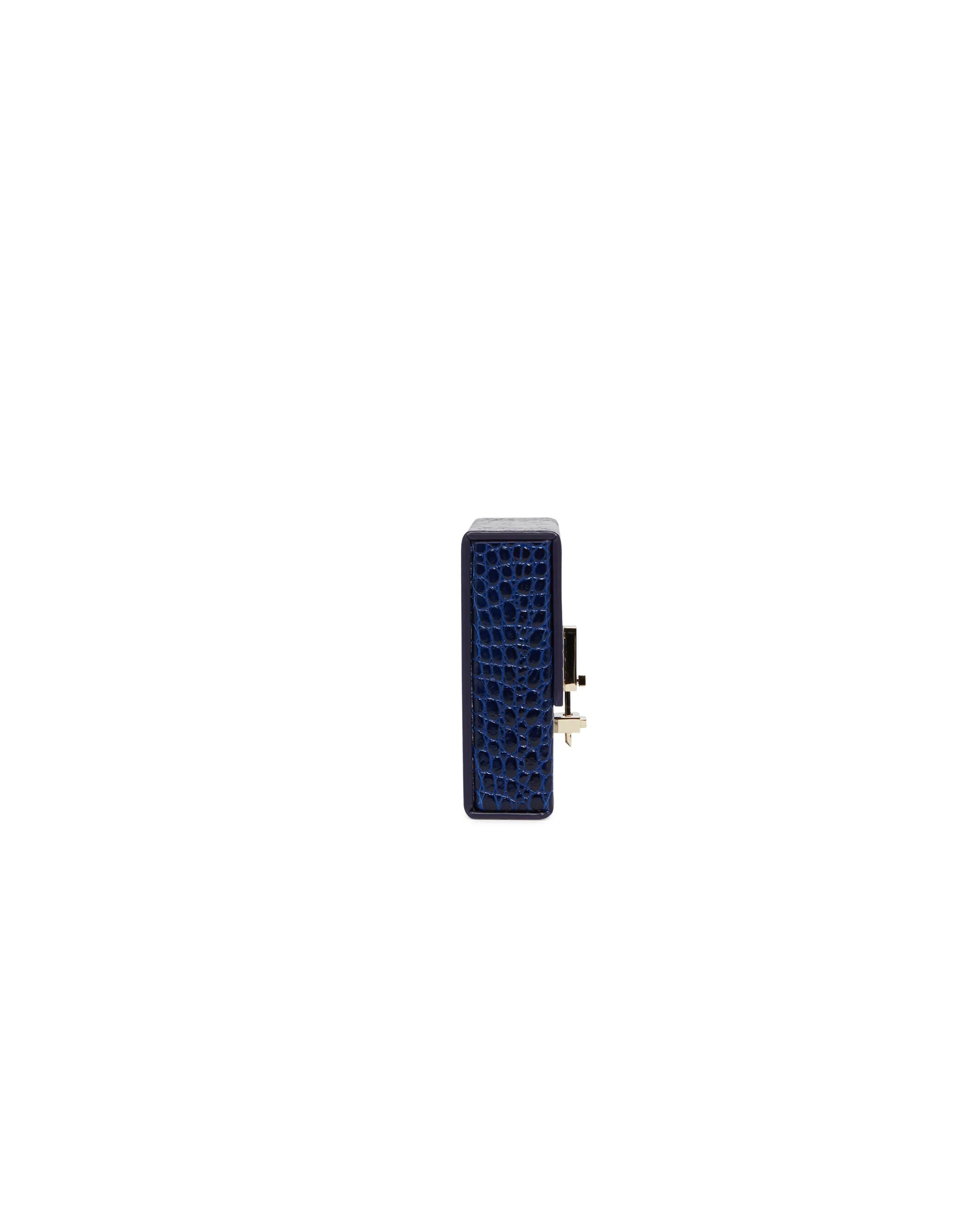 Clutch Croco Blu - Image 6