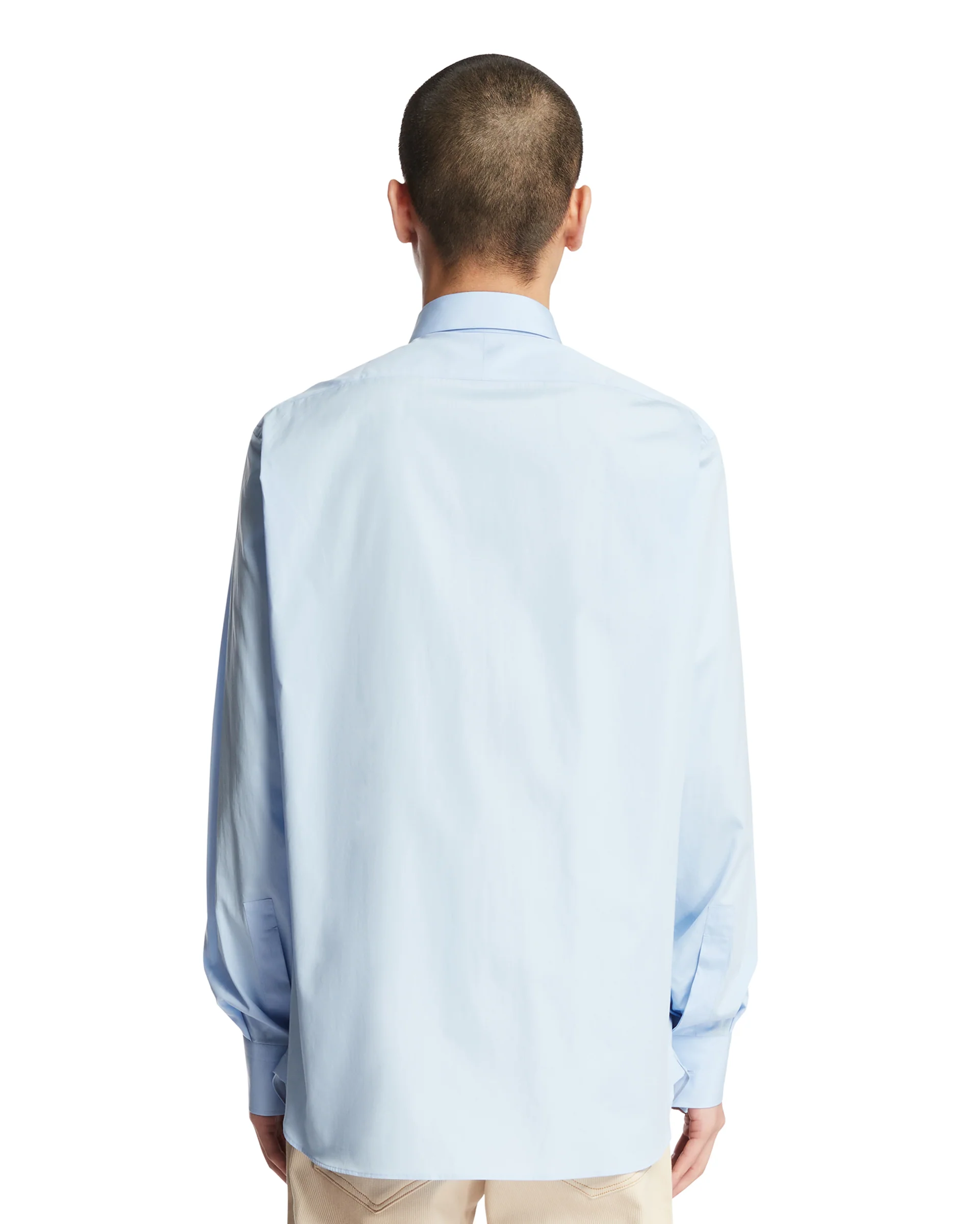 Camicia In Cotone Azzurra - Image 5
