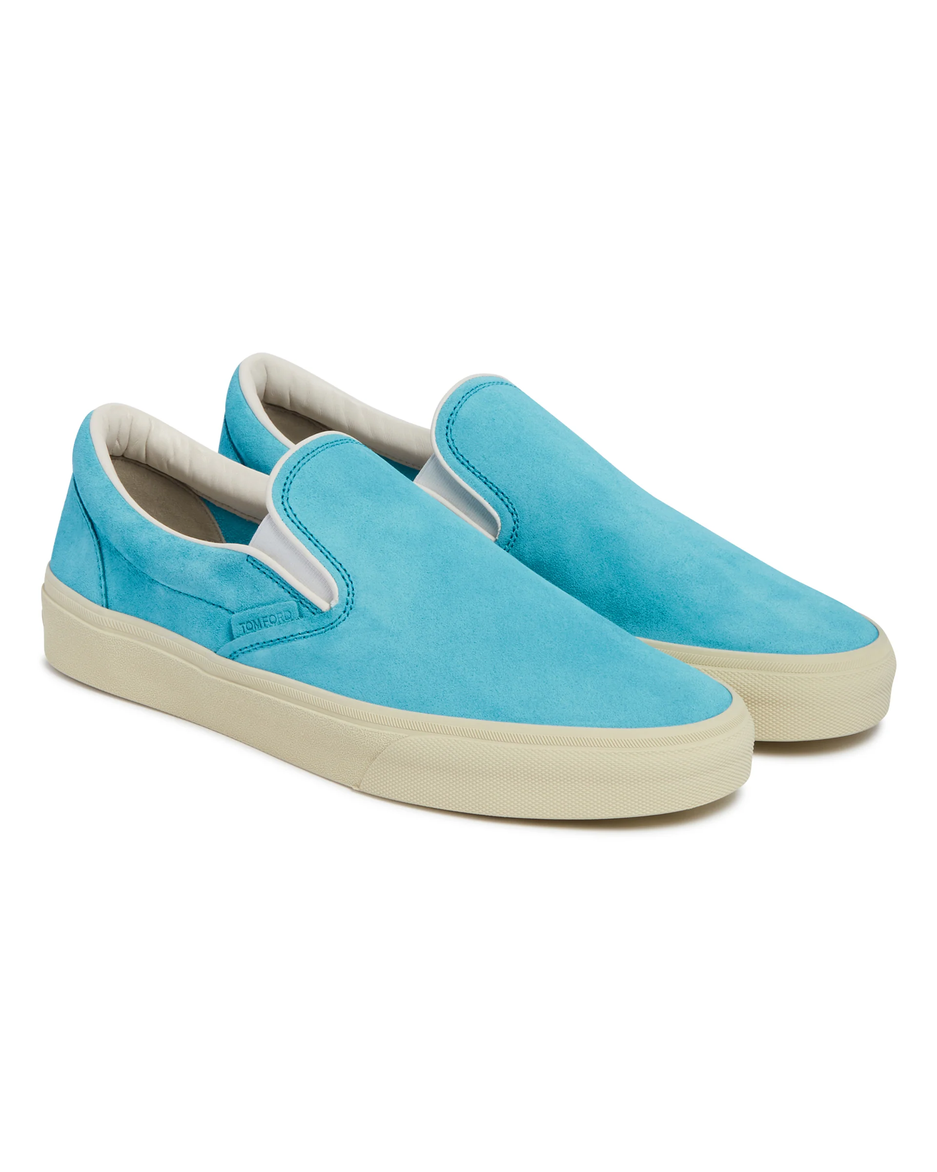 Slip-On Azzurre In Suede - Image 4