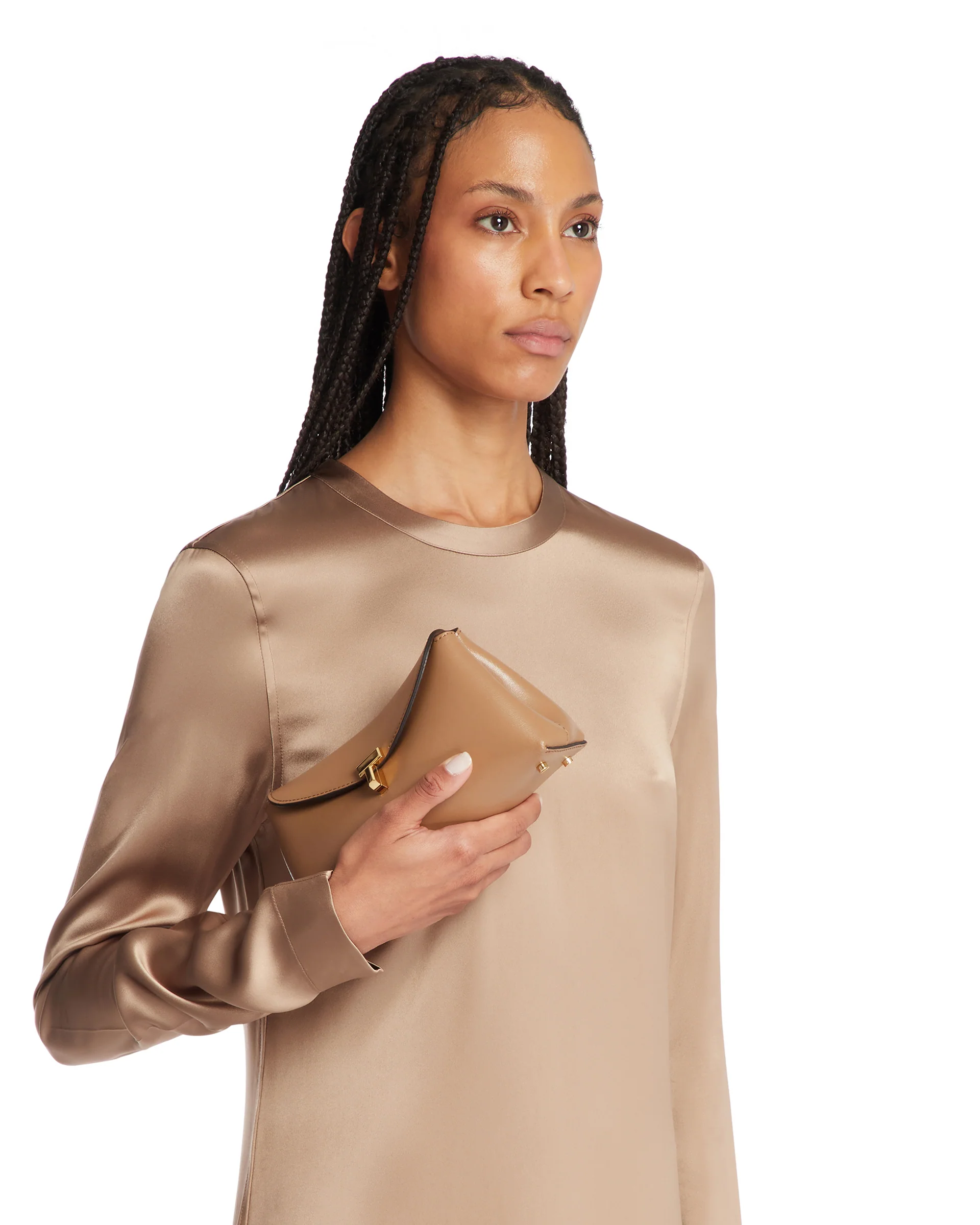 Pochette Mini T-Lock Beige - Image 3
