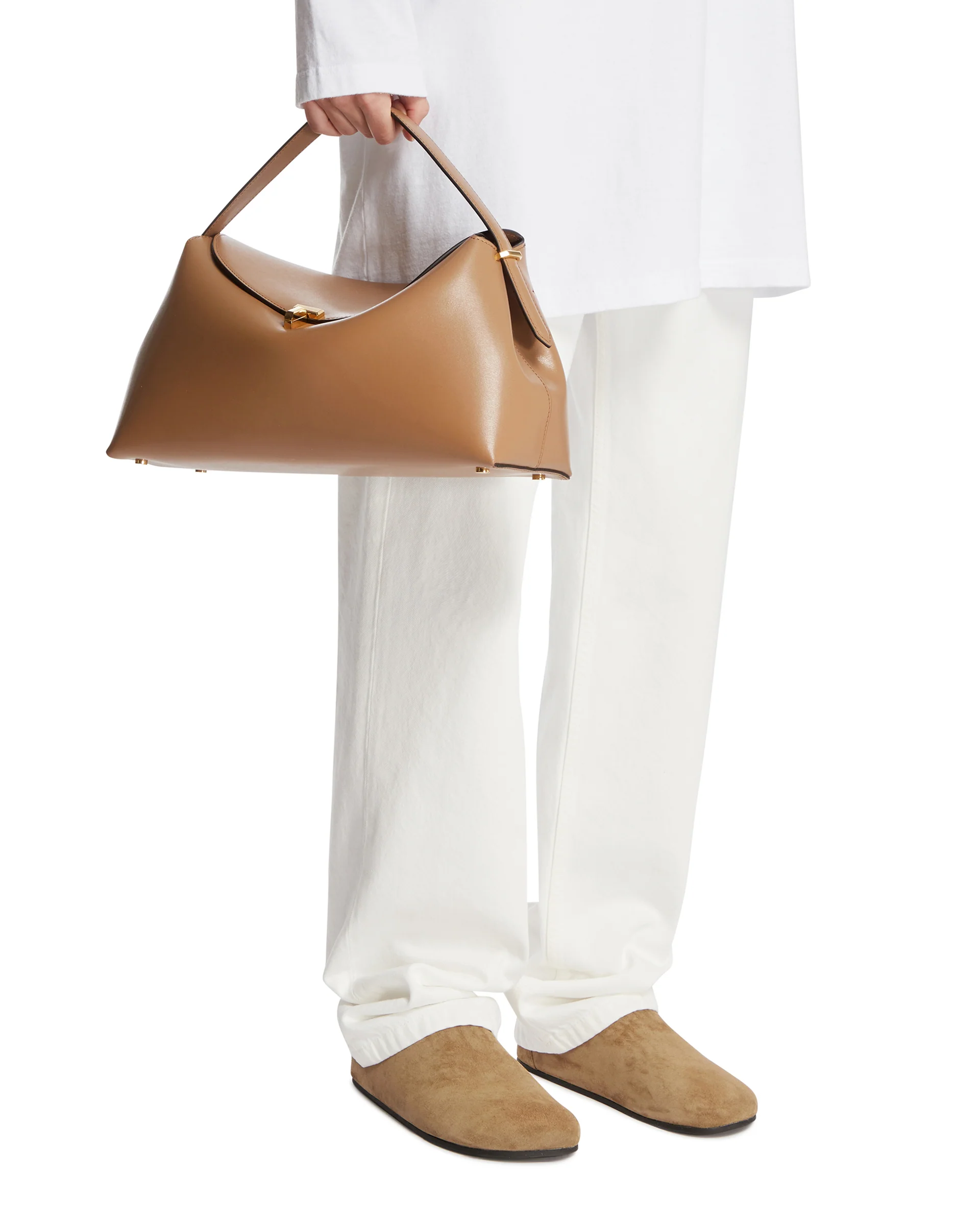 Borsa T-Lock Top Handle Beige - Image 3