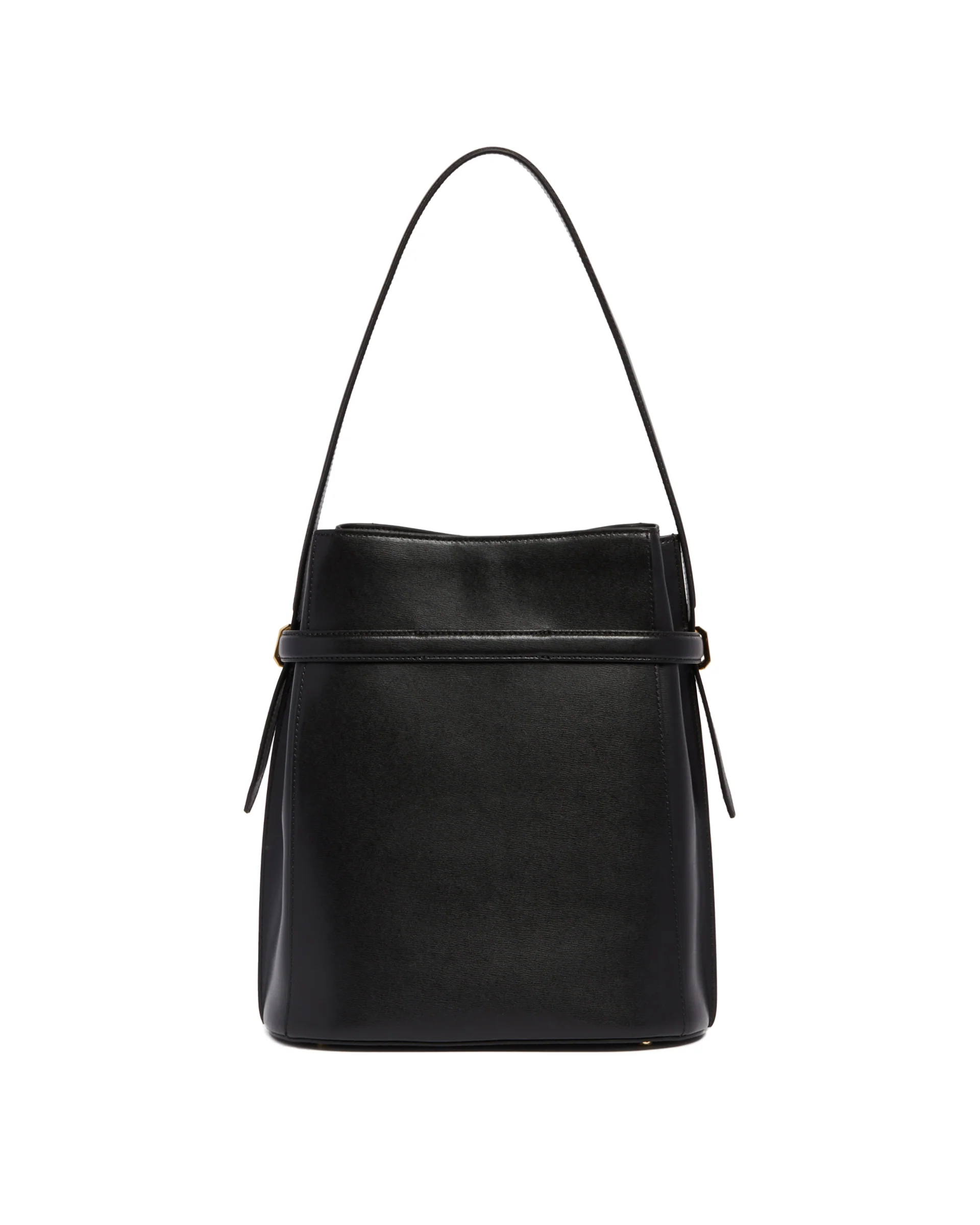 Borsa A Secchiello Nera Con Cintura - Image 6