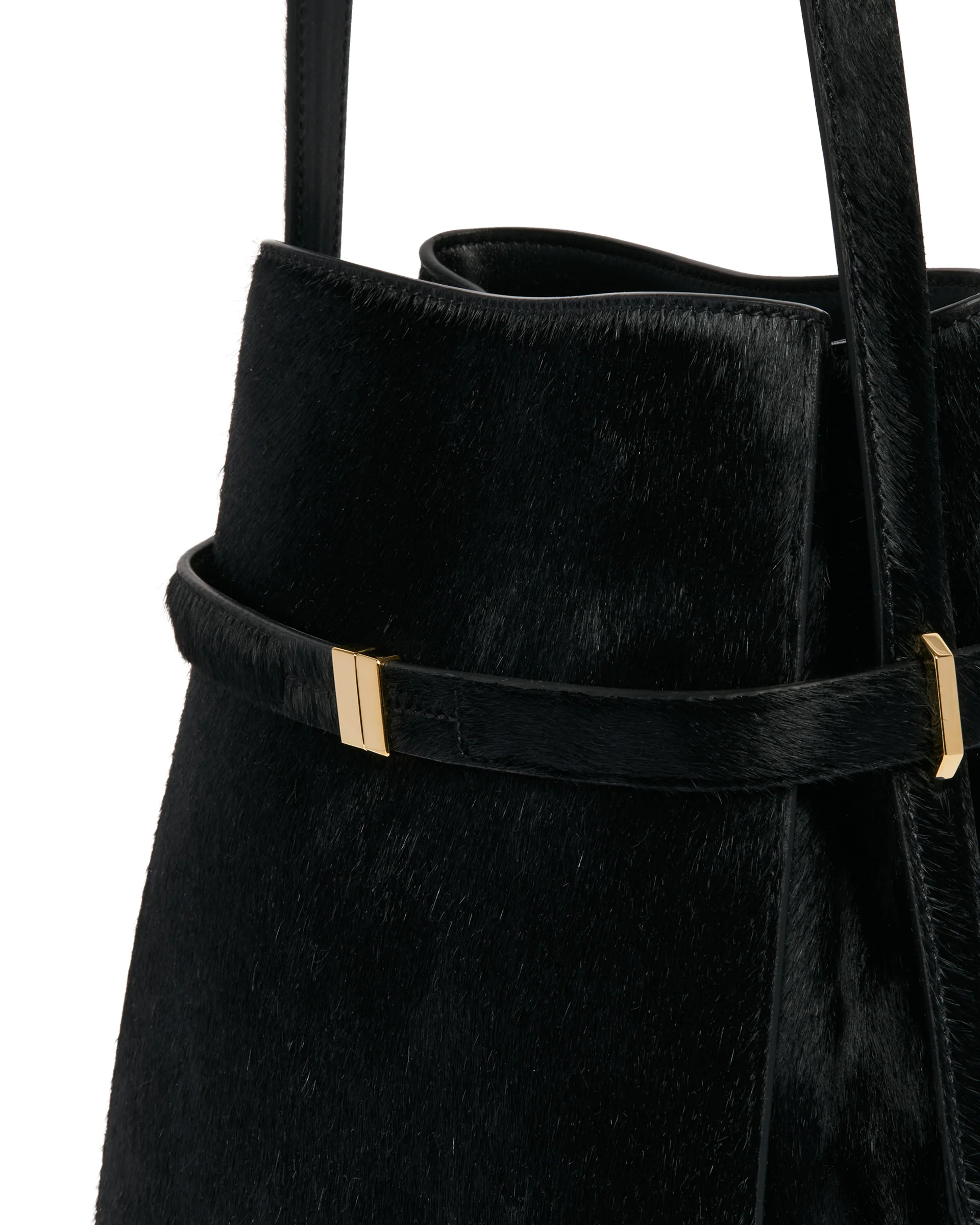 Borsa Belted In Cavallino Nera - Image 4