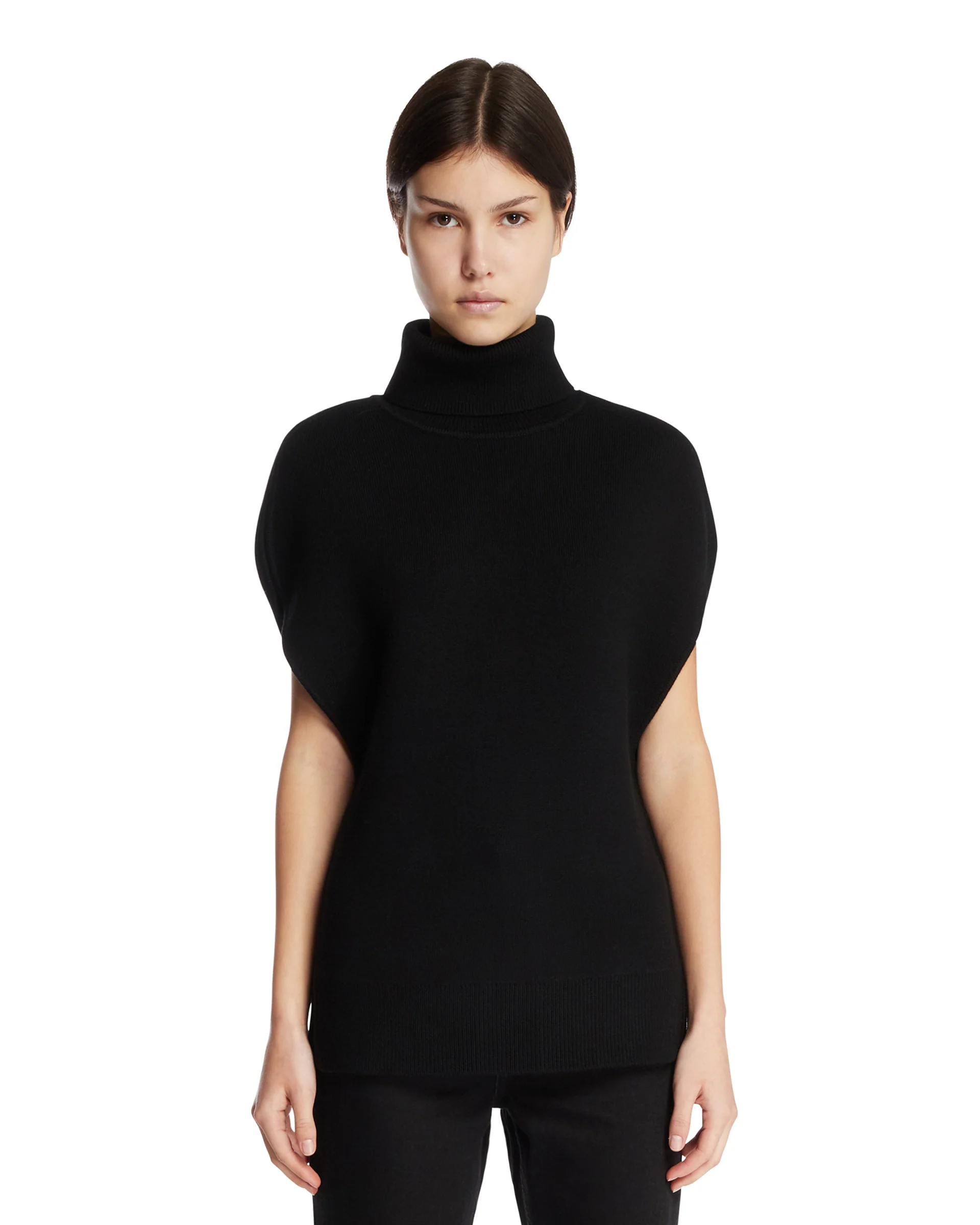 Pullover A Cappa Nero