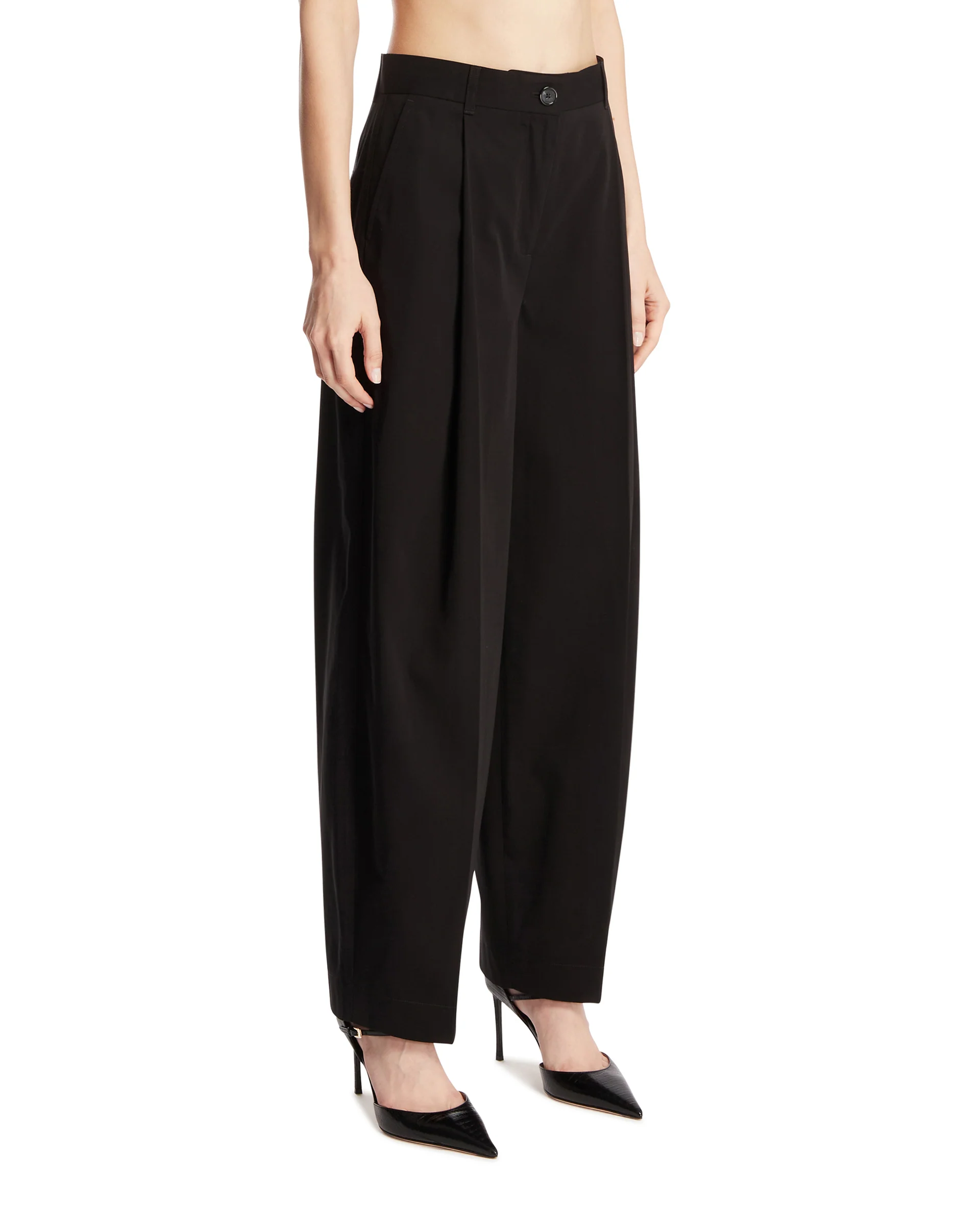 Pantaloni In Cotone Neri - Image 2