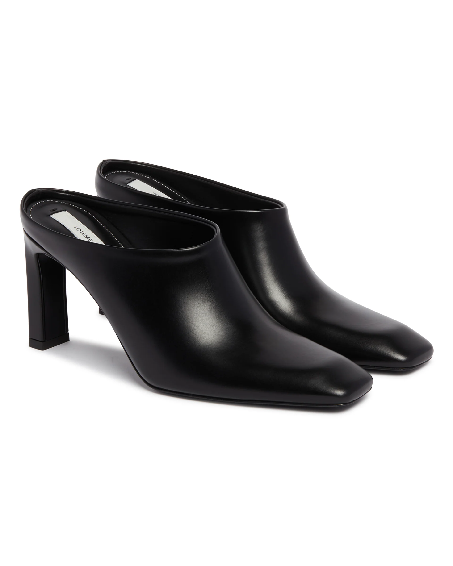 Mules In Pelle Nera - Image 3