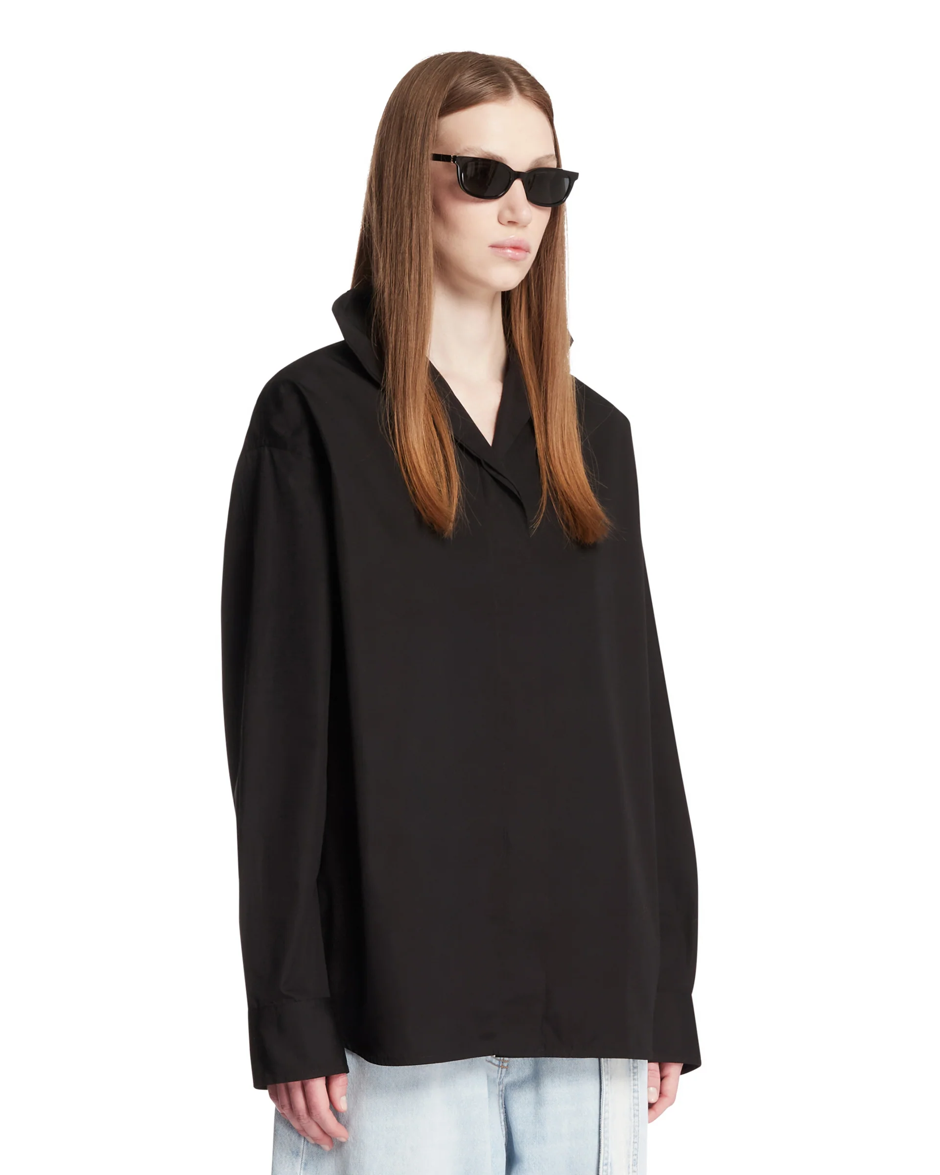 Camicia Oversize Nera - Image 2