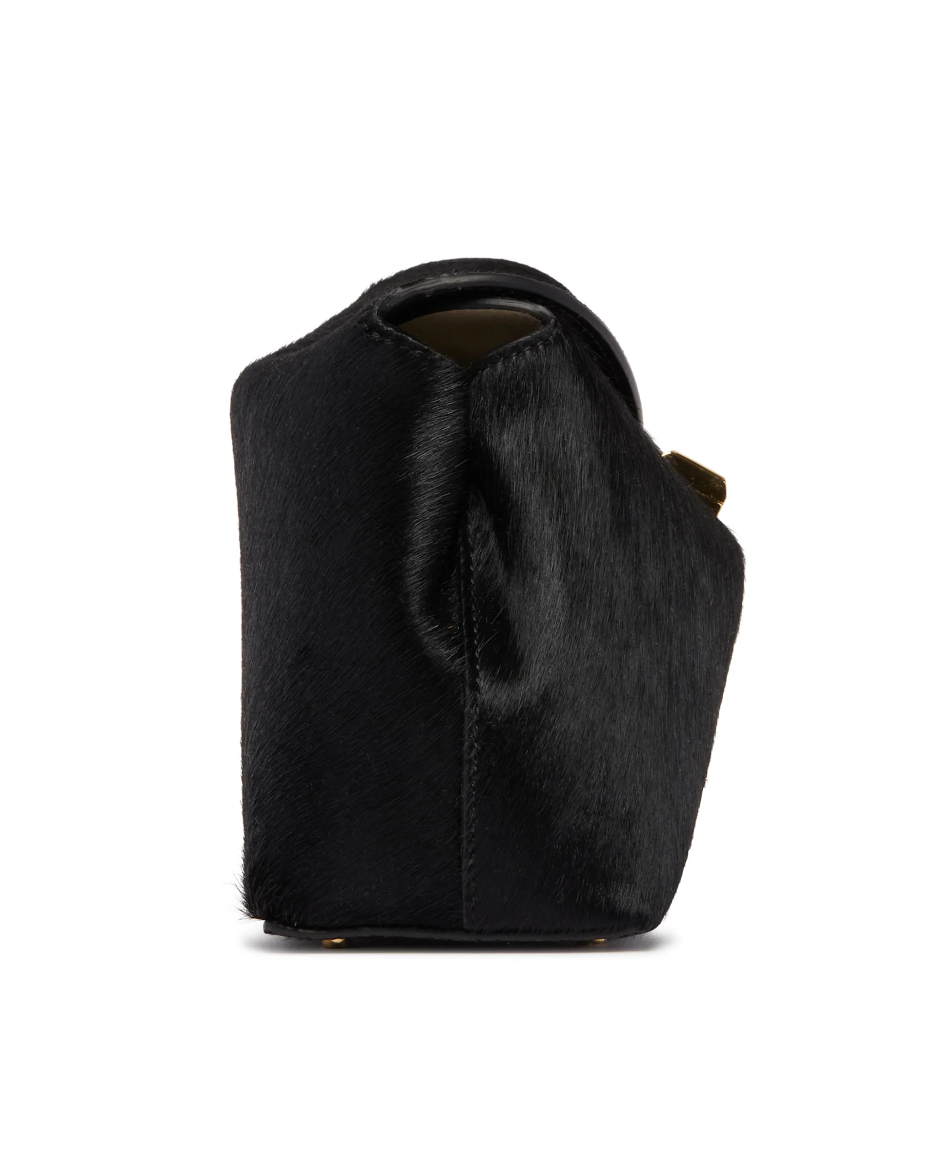Borsa T-Lock Clutch In Cavallino Nera - Image 7