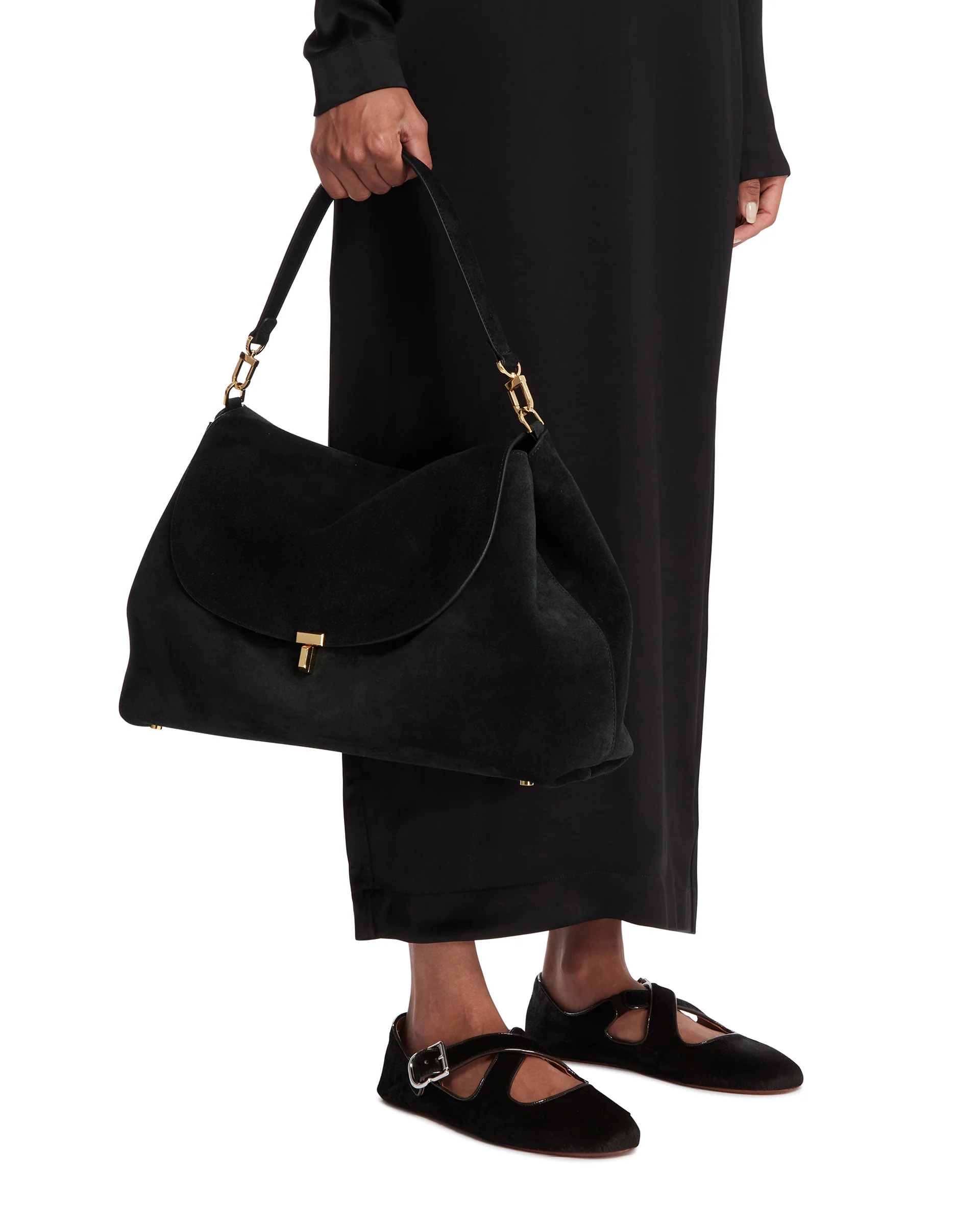 Borsa T-Lock Satchel Nera - Image 3