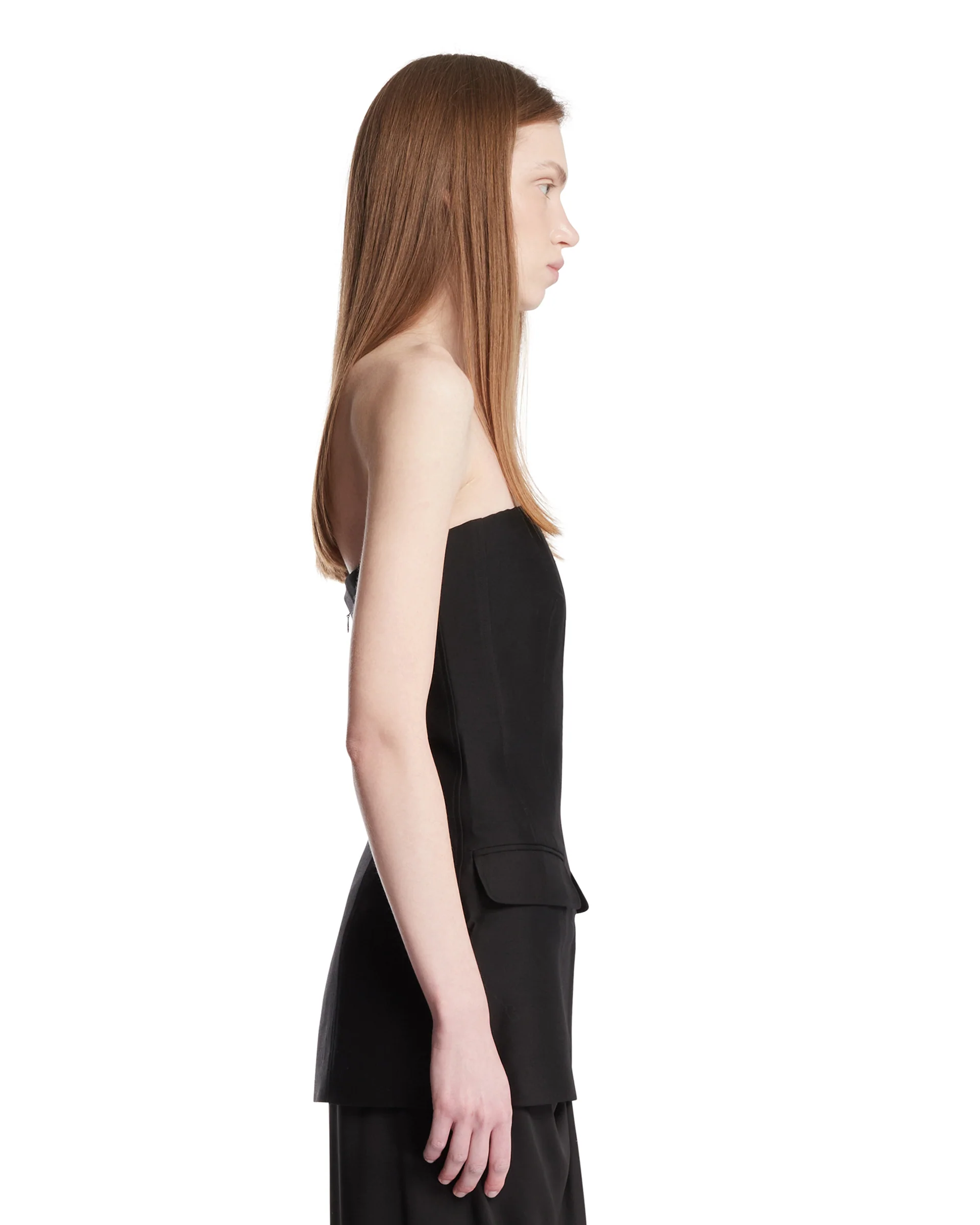 Top Con Tasche Nero - Image 4