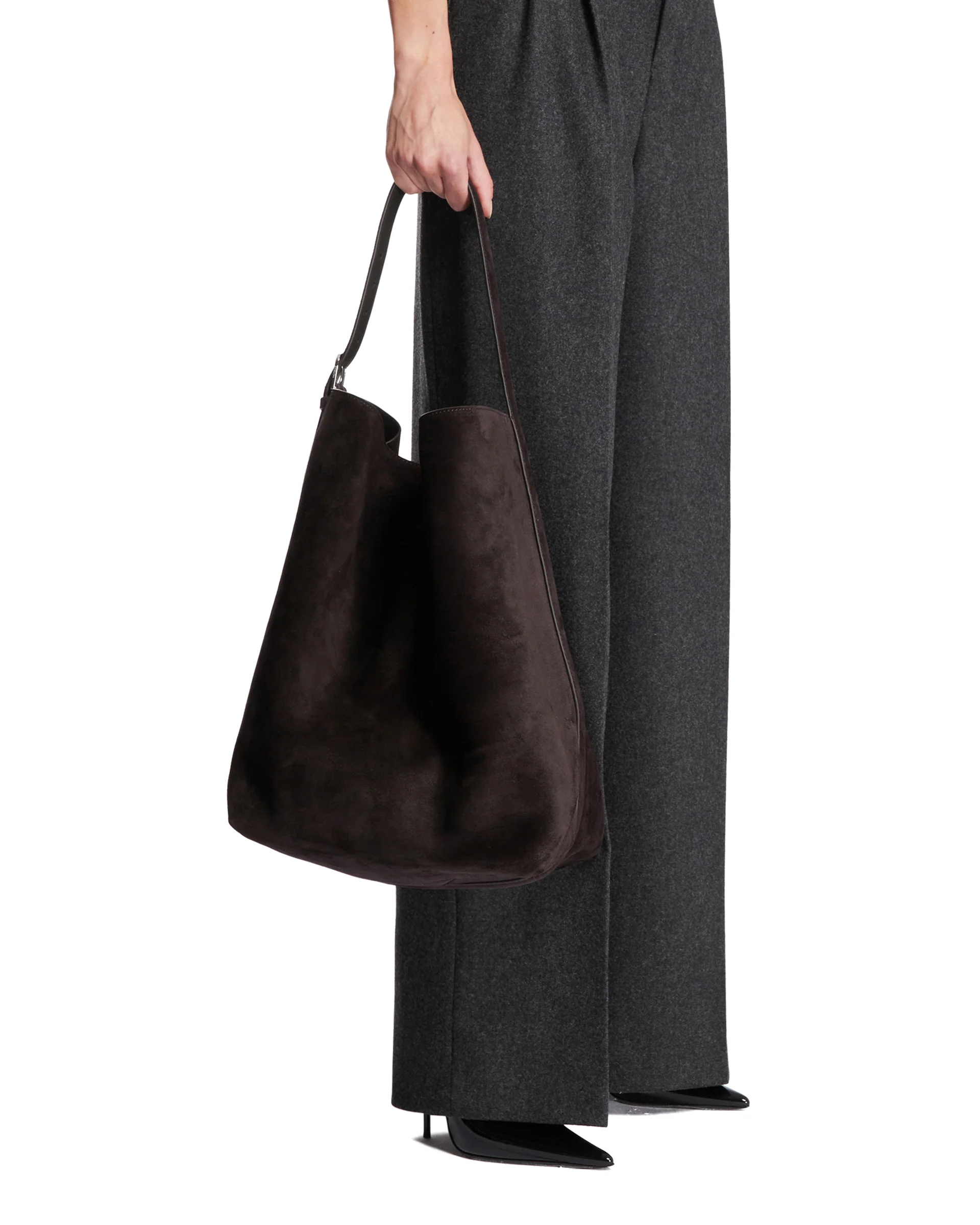 Borsa Belted Tote Marrone - Image 3