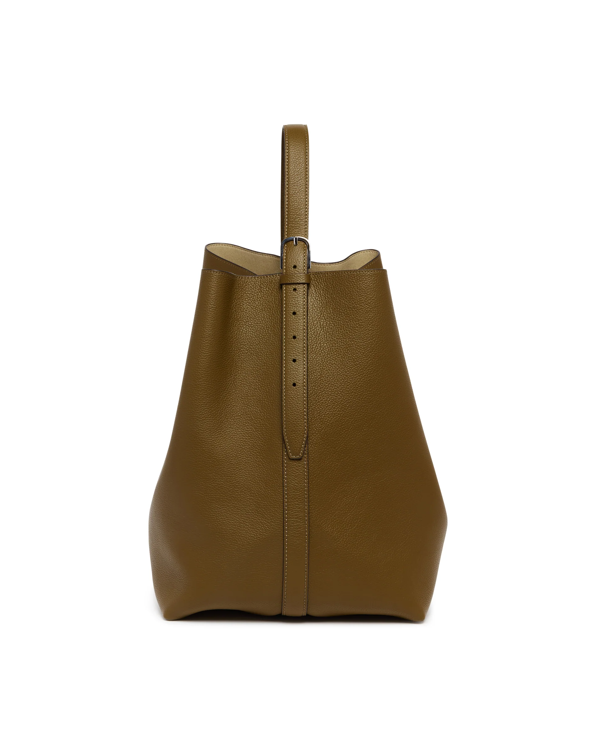 Tote Bag In Pelle Marrone - Image 7