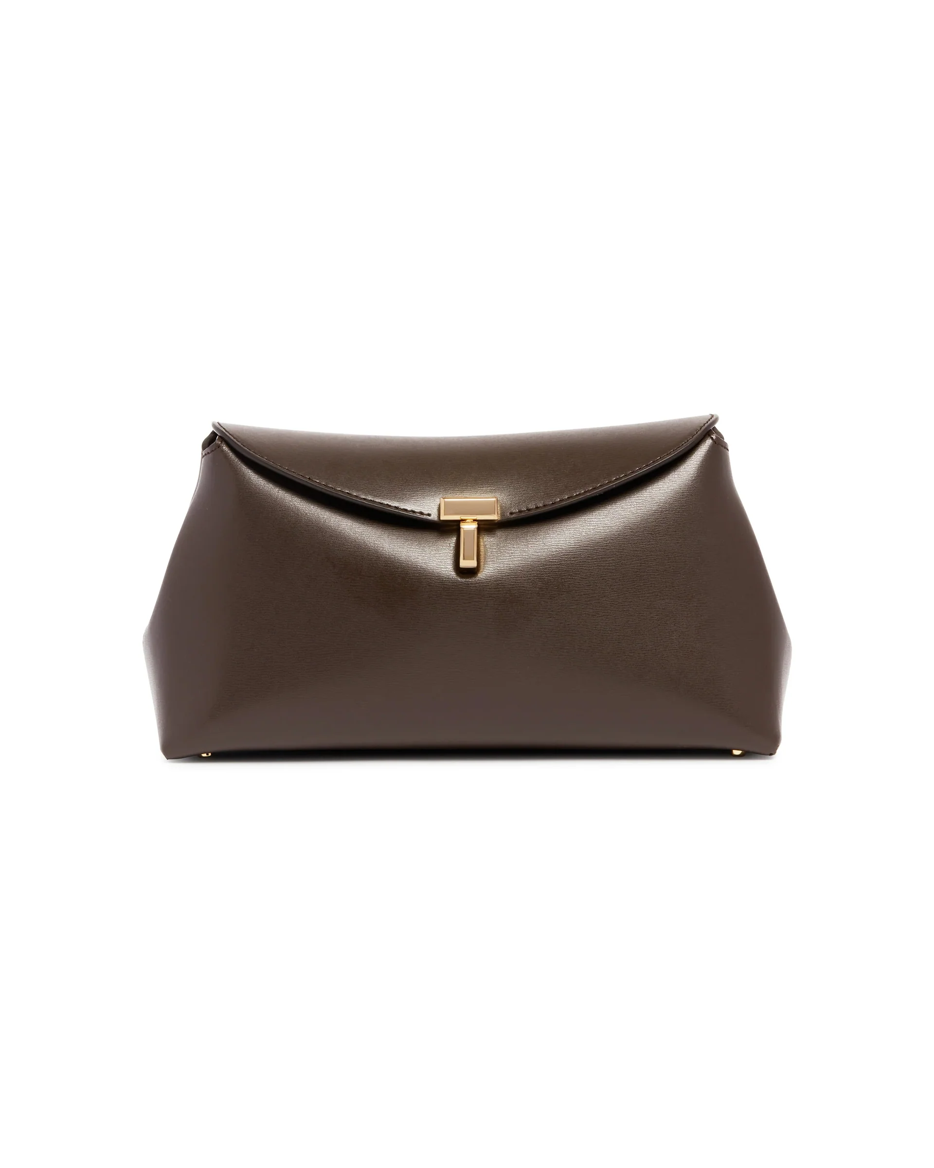 Borsa T-Lock Clutch Marrone - Image 2