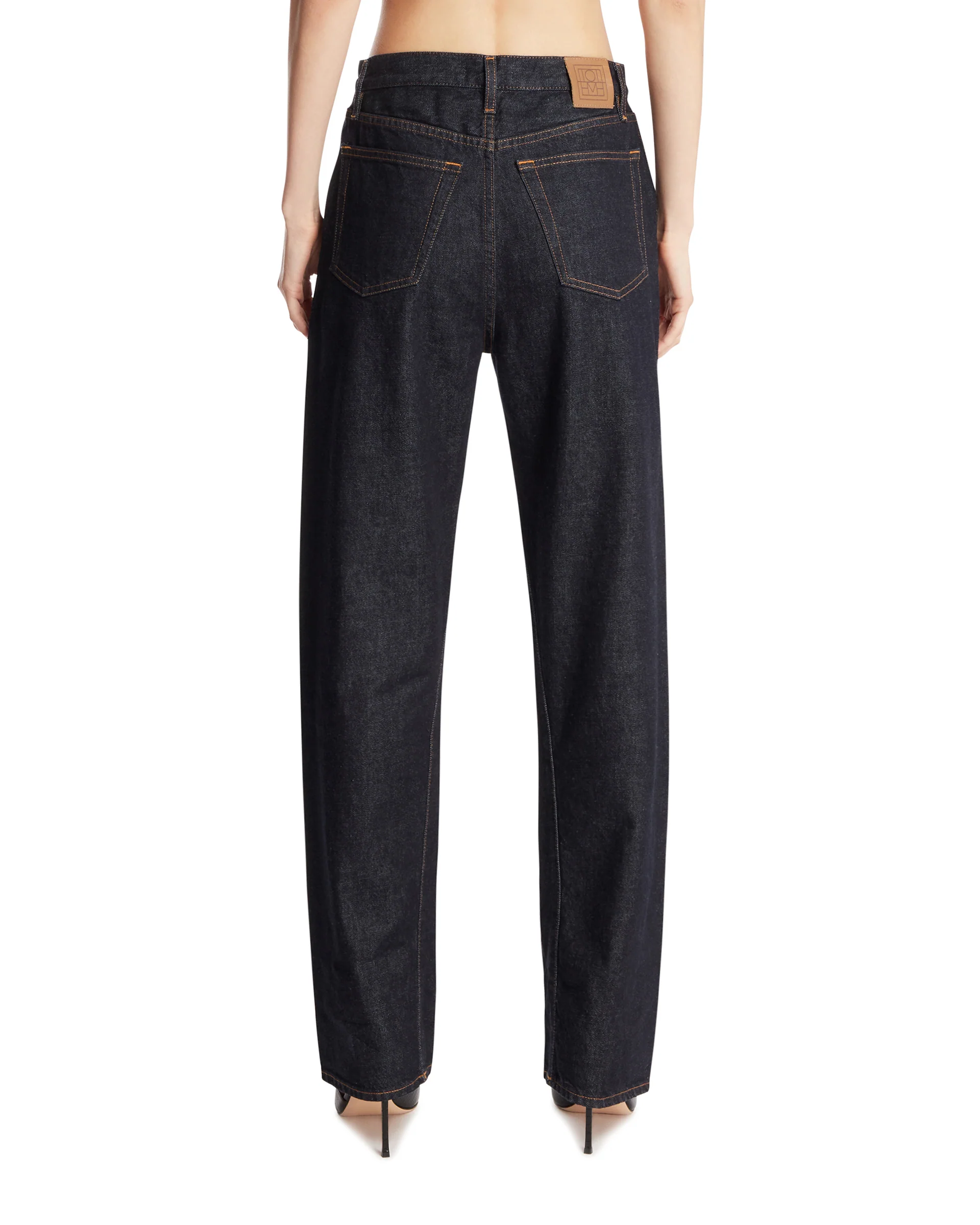 Jeans A Gamba Dritta Blu - Image 5