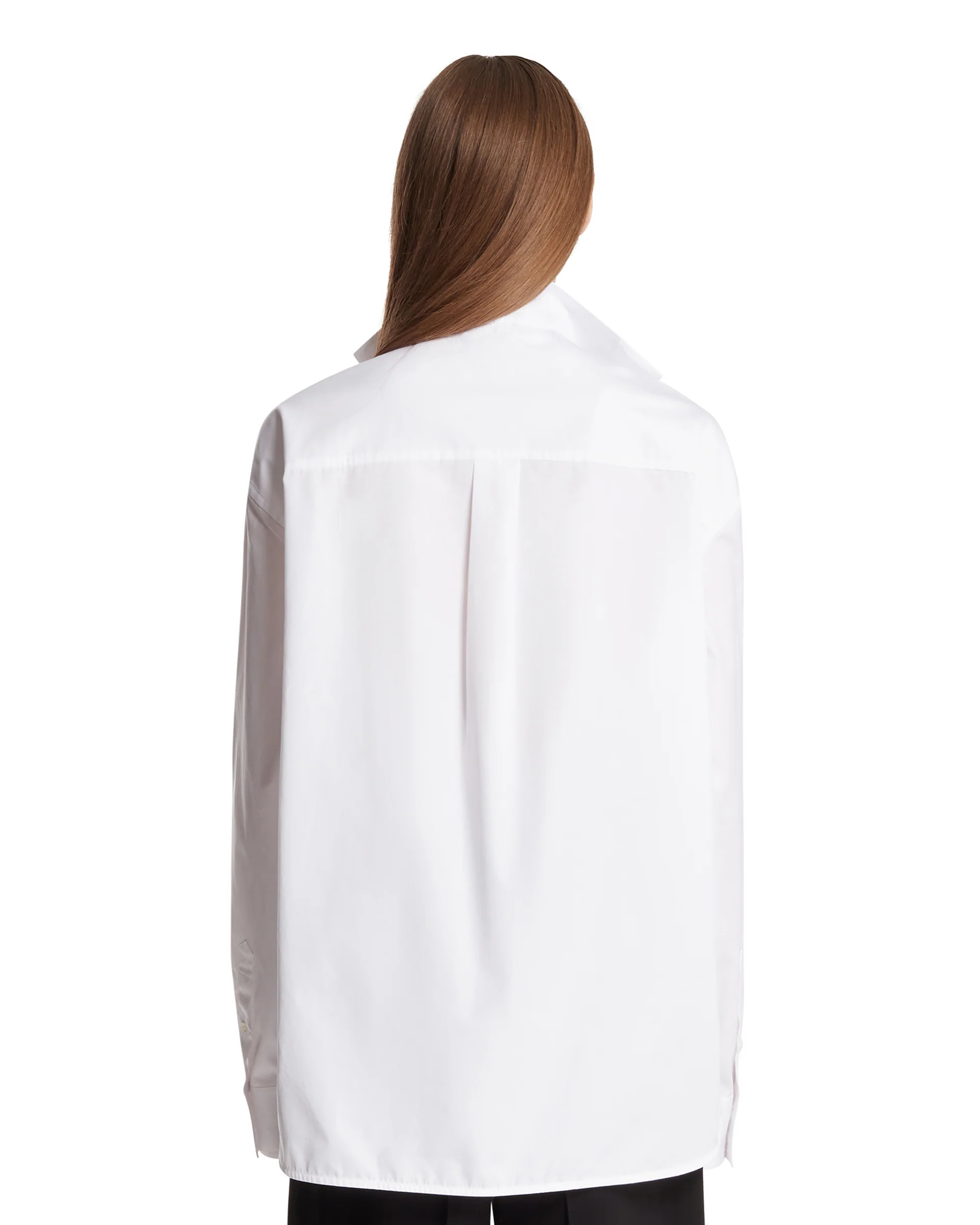Camicia Con Scollo A V Bianca - Image 5