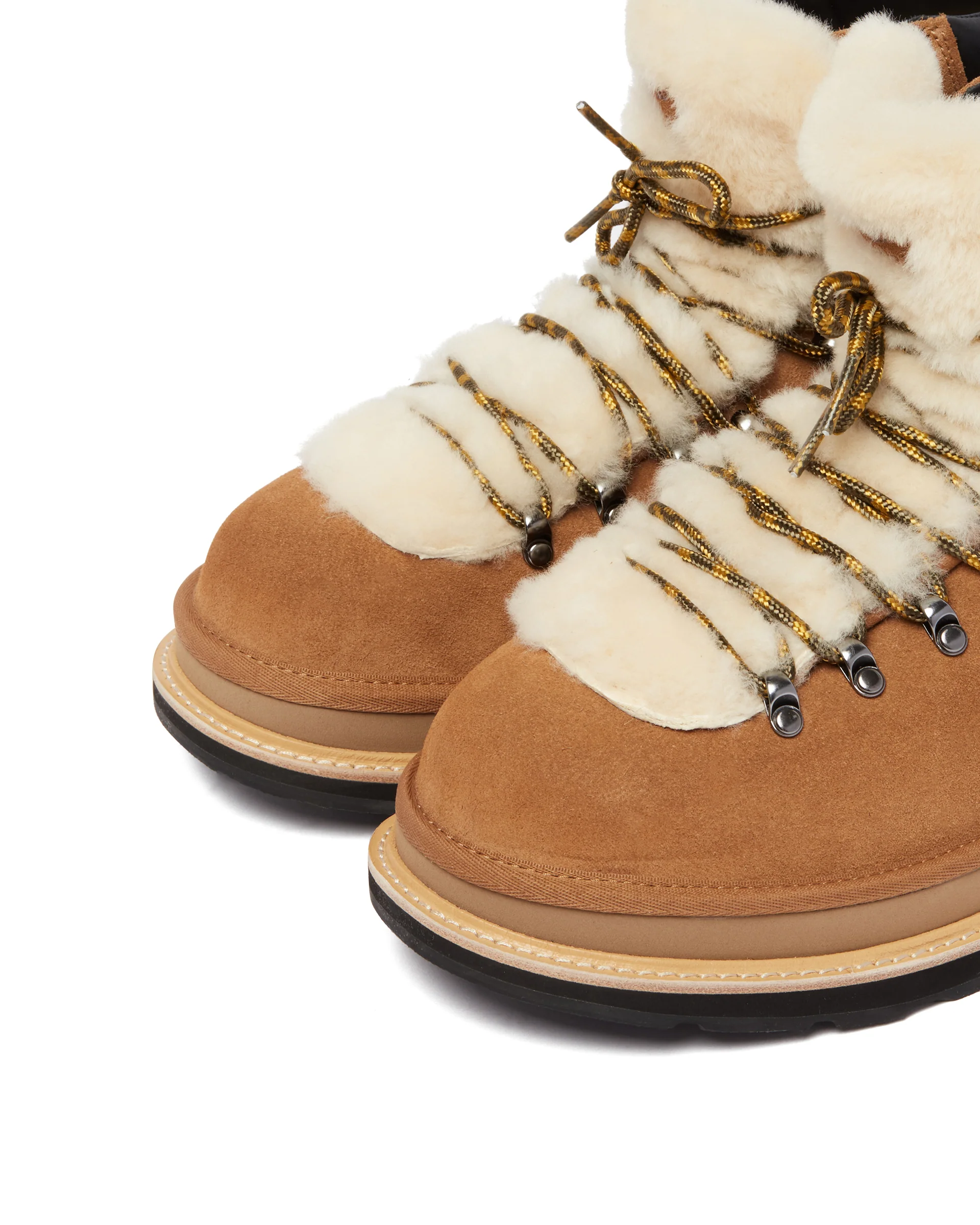 UGG X Sacai Stivaletti Hiker In Pelle Beige - Image 6