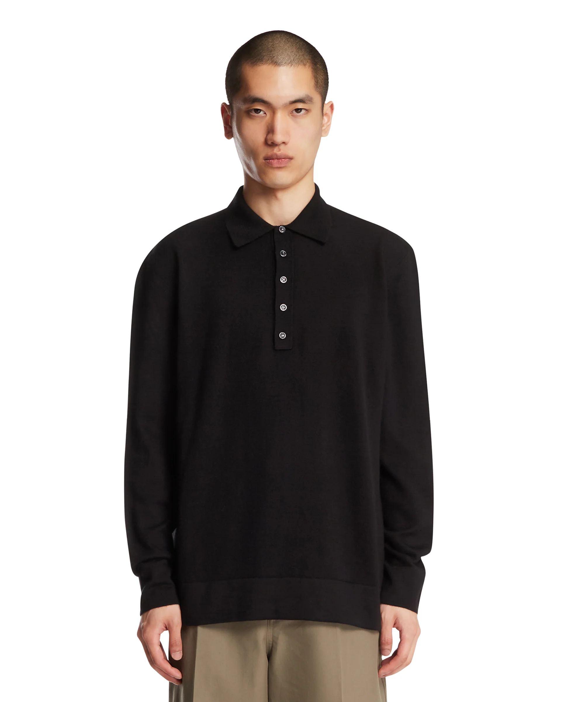 Polo Sunset In Cashmere E Seta Nera