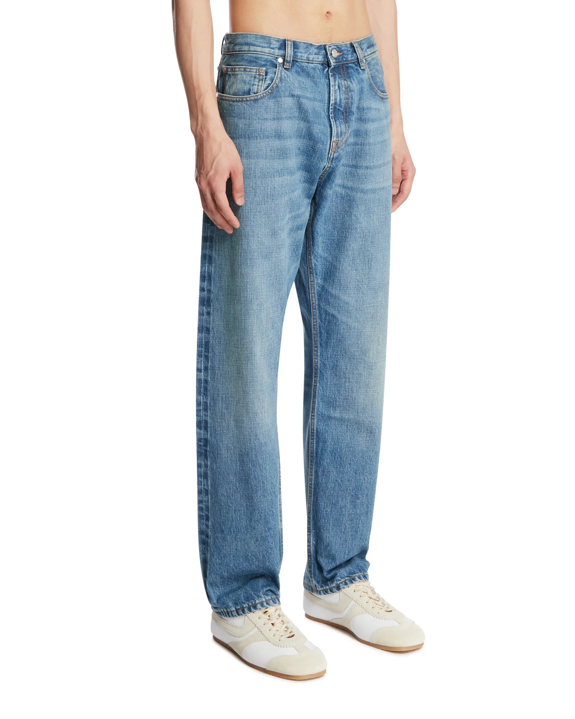 Jeans Kevin In Cotone Blu - Image 2