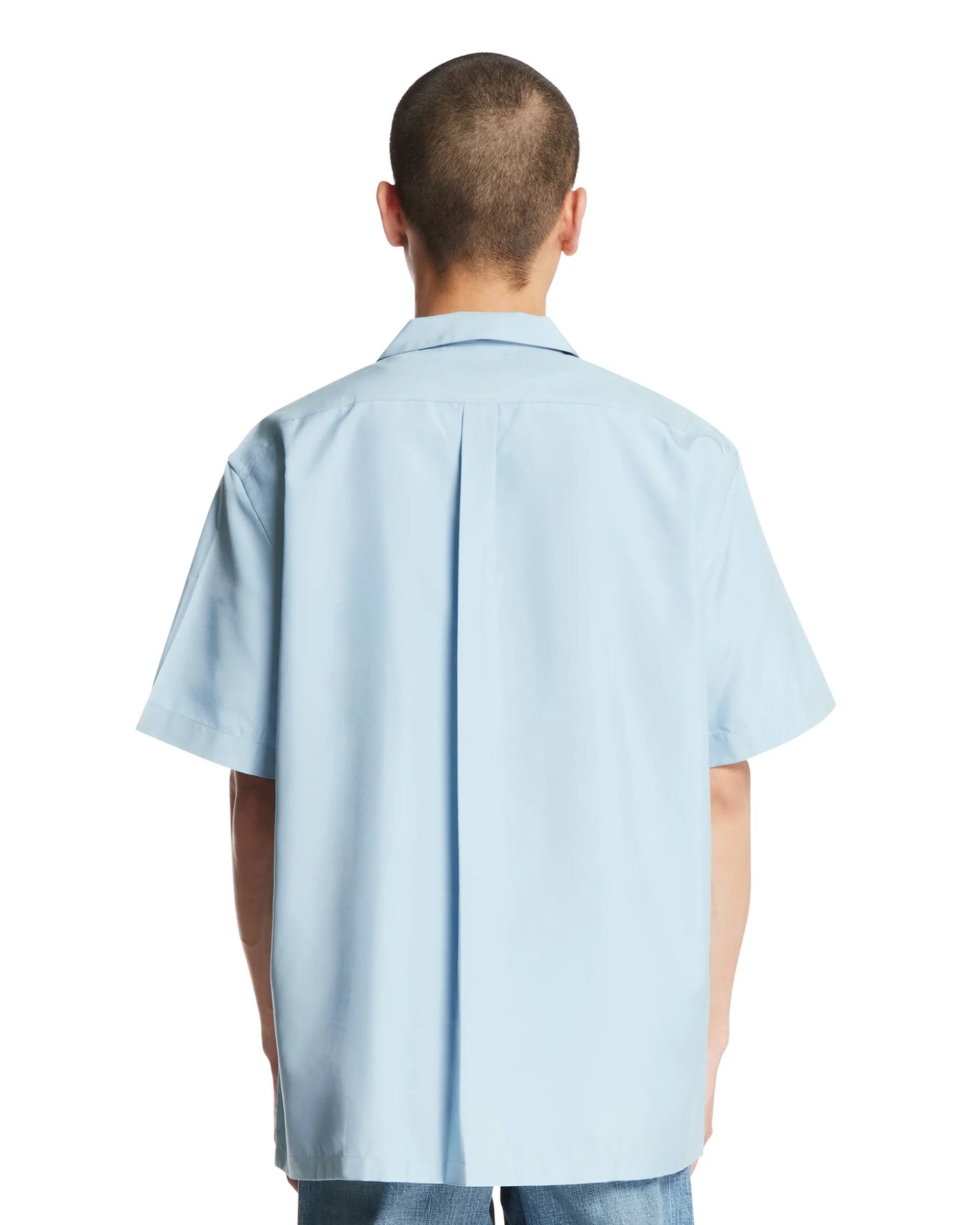 Camicia Havana In Seta Azzurra - Image 5