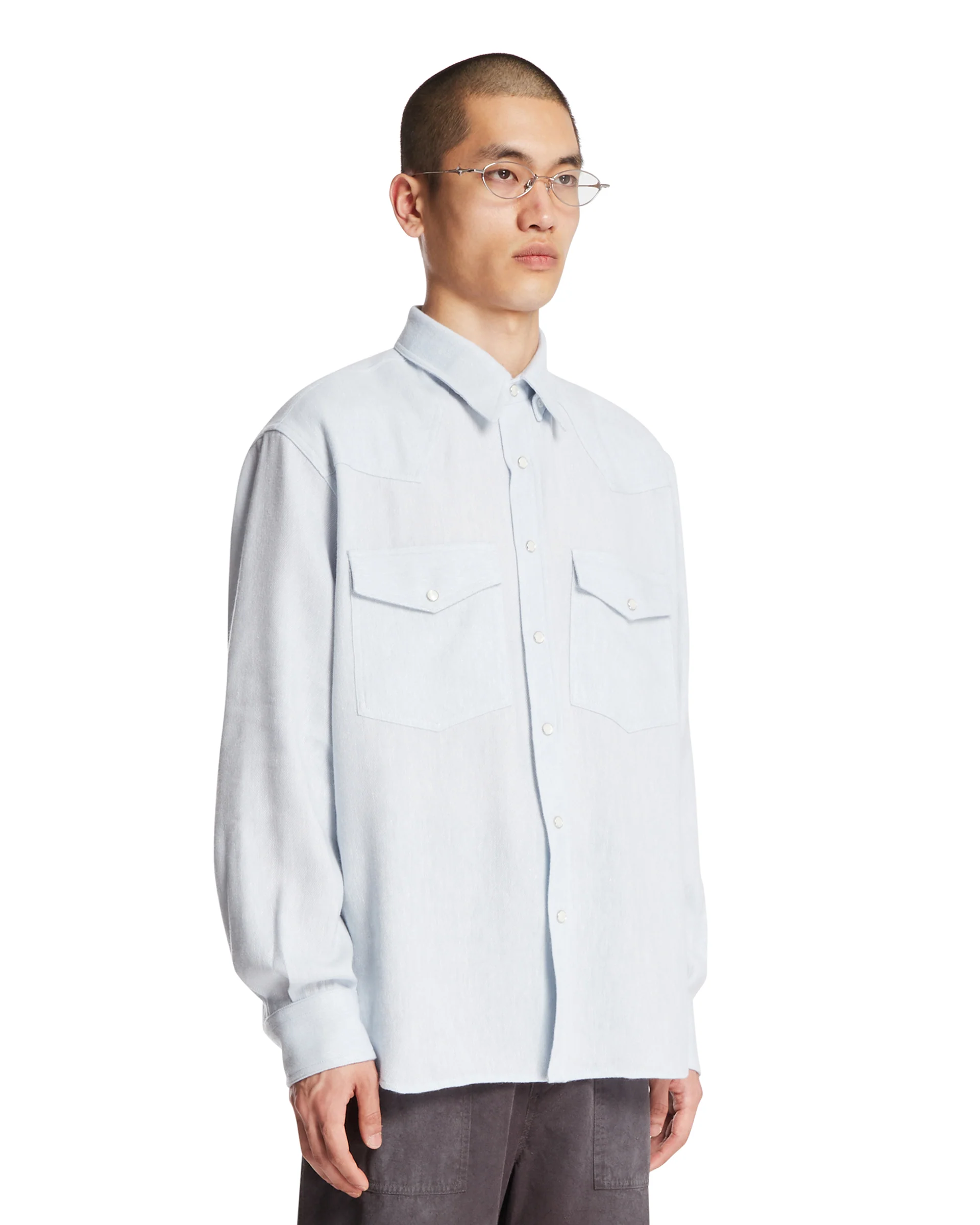 Camicia Western Azzurra - Image 2