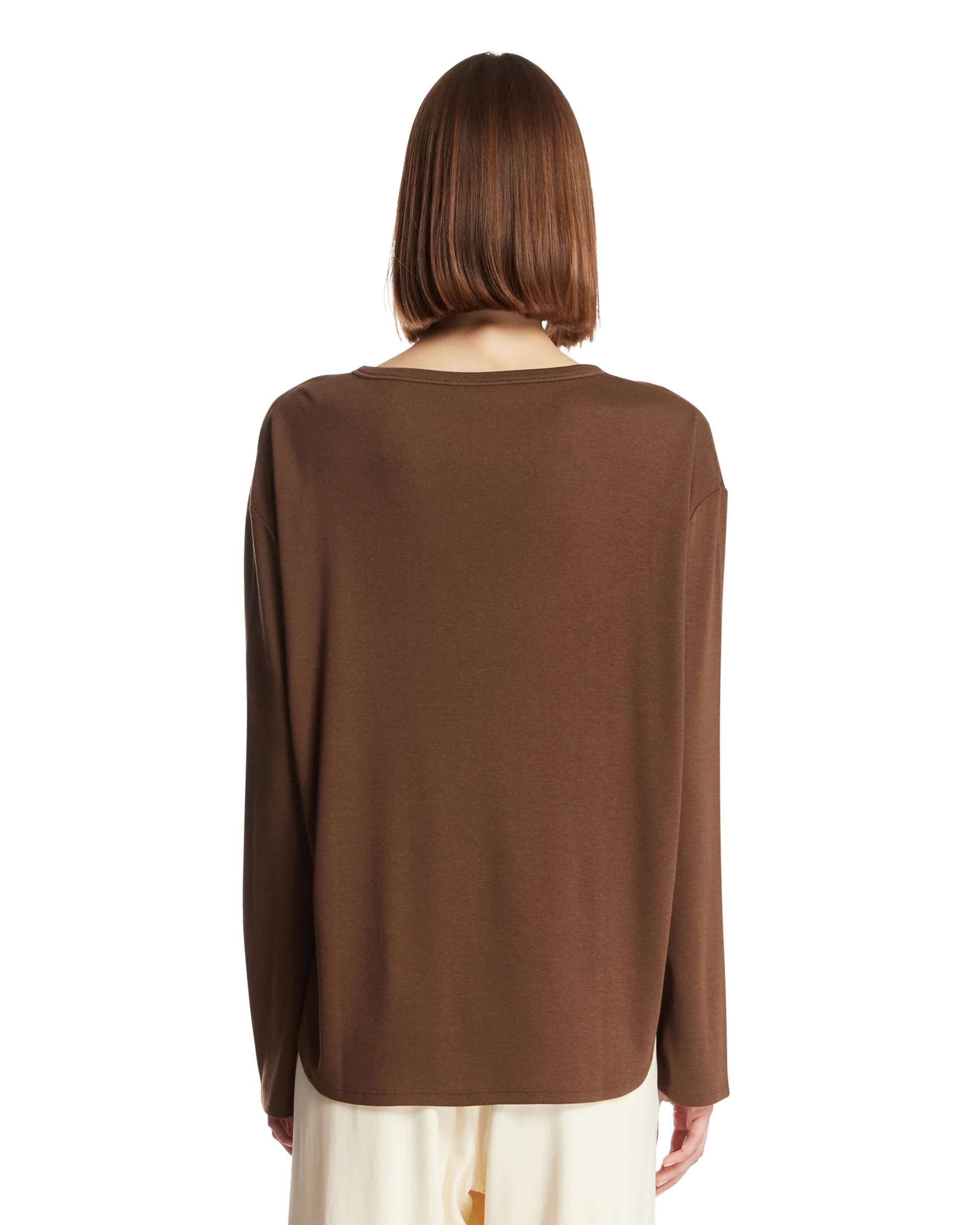 Blusa Mariebelle Serafina Marrone - Image 5