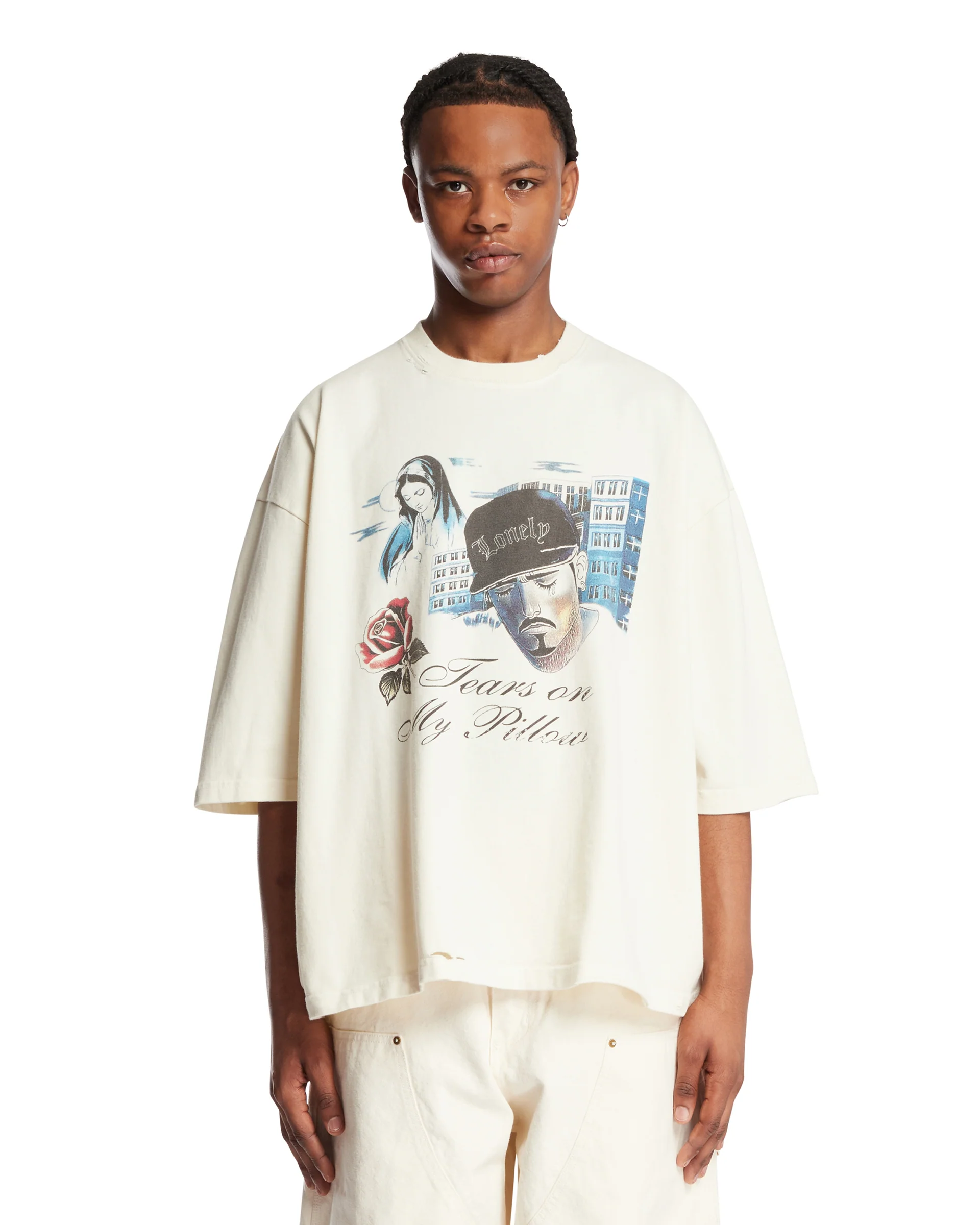 T-Shirt Tears In My Pillow Beige